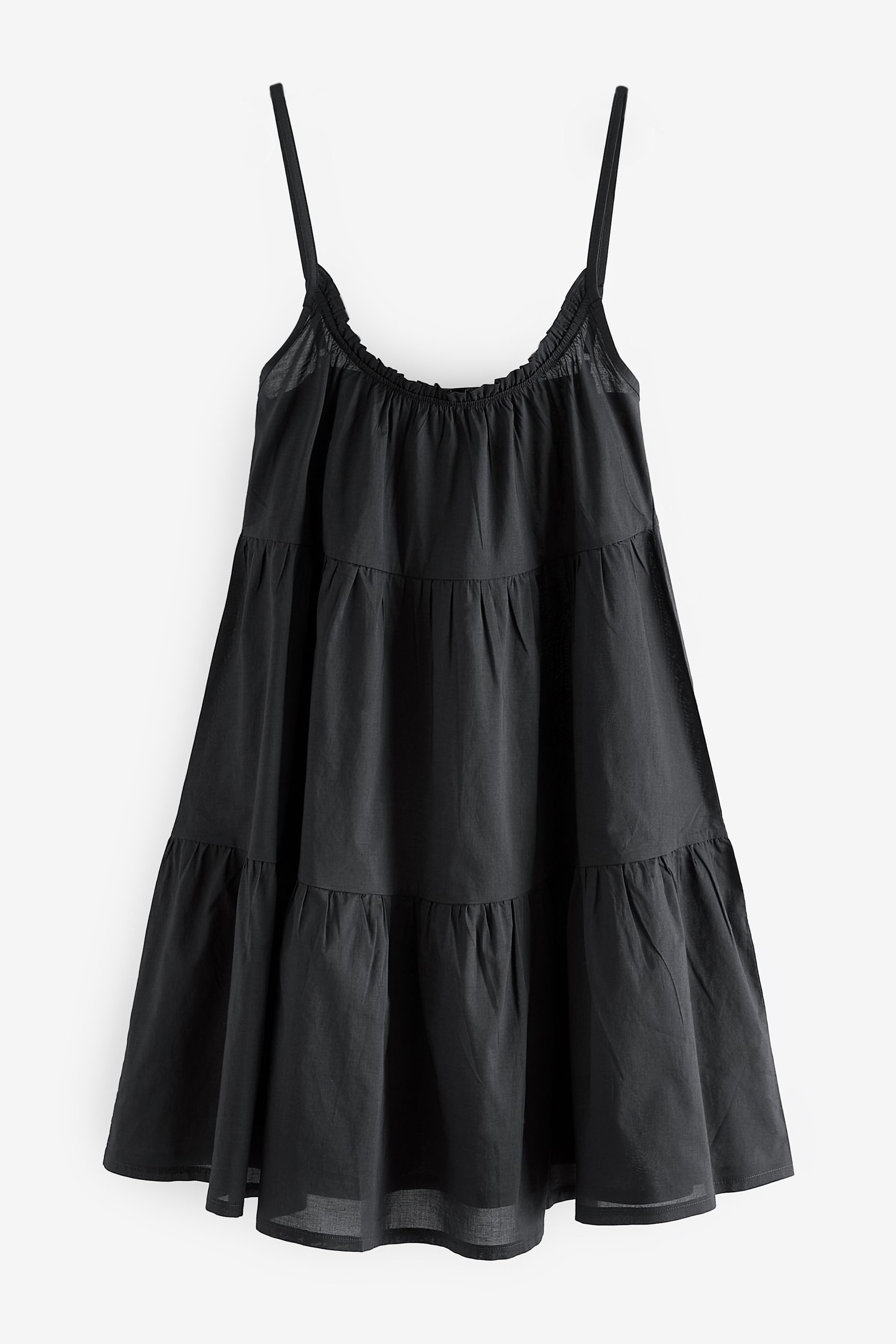 Next Sommerkleid Gestuftes Mini-Sommerkleid, Kurzgröße (1-tlg) günstig online kaufen
