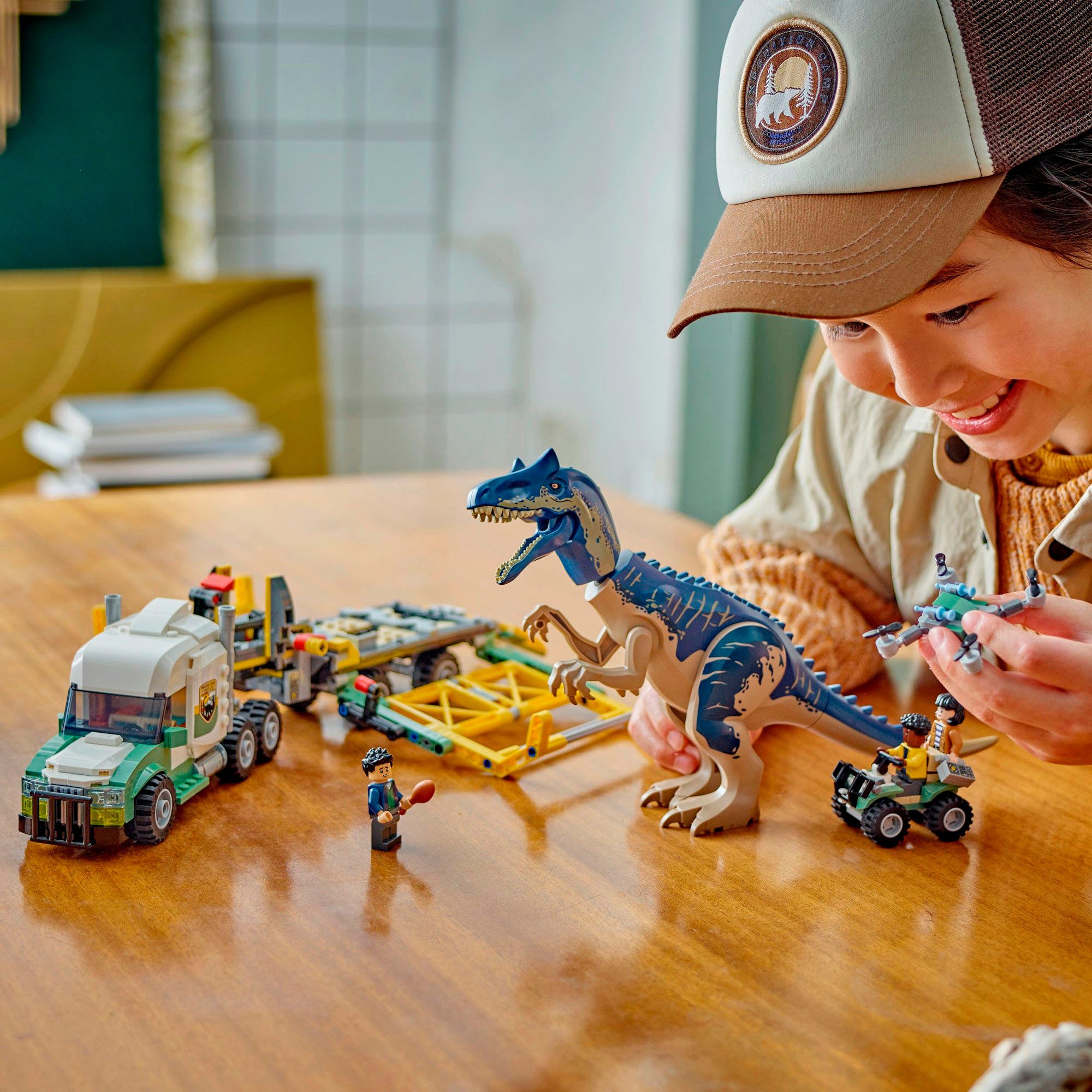 LEGO® Dinosaurier-Missionen: Allosaurus-Transporter (76966) Konstruktionssp günstig online kaufen