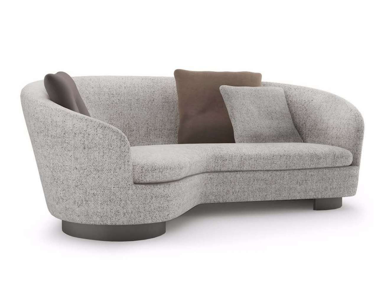 JVmoebel 3-Sitzer Grauer Dreisitzer Couch Polster Design Sofa 3er Sitz Sofa, Made in Europe