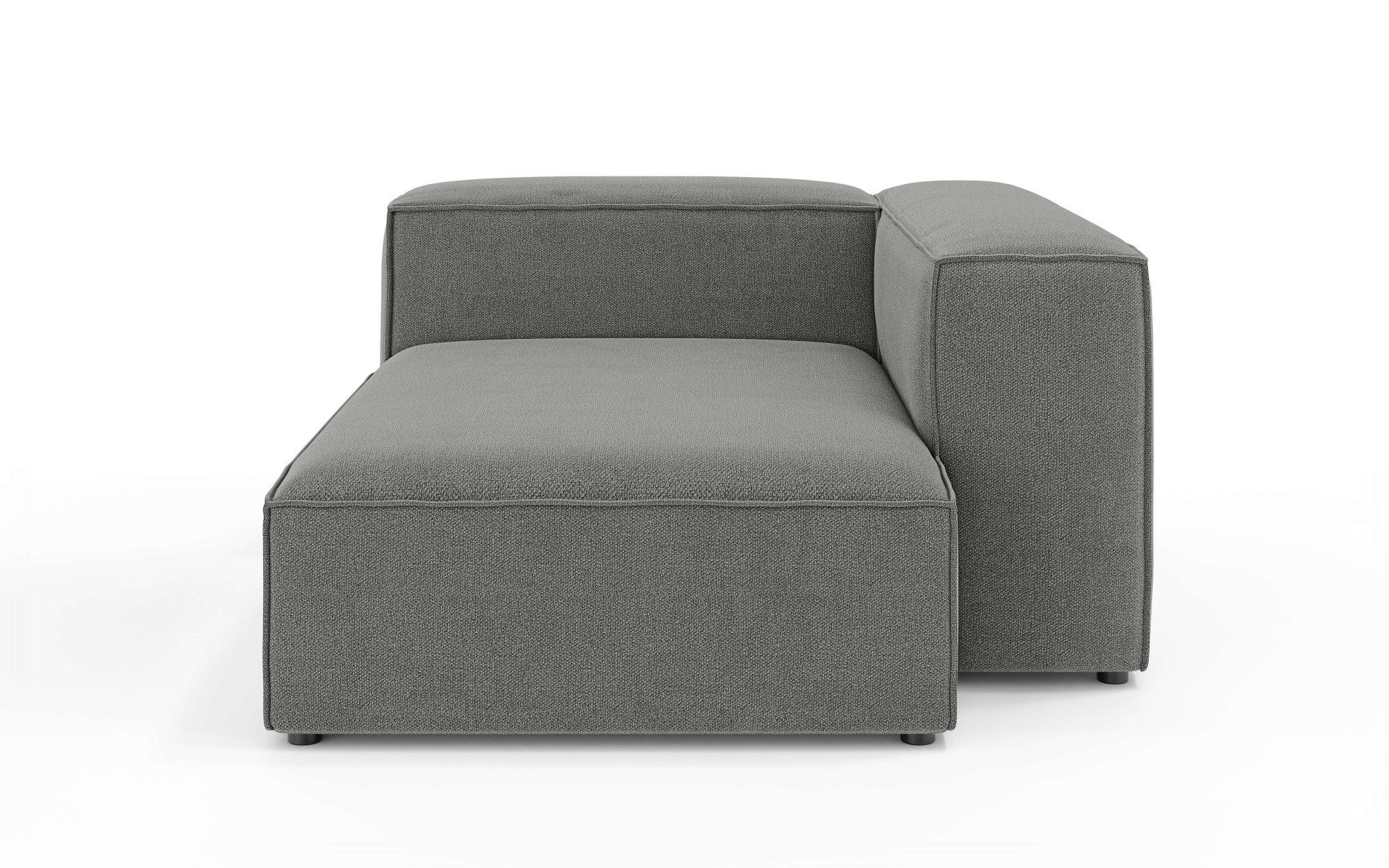 OTTO home Ottomane XL HAILY links/rechts bestellbar, extra tief, Maße B/T/H: 130/160/72cm, als Modul oder separat verwendbar, für individuelle Zusammenstellung