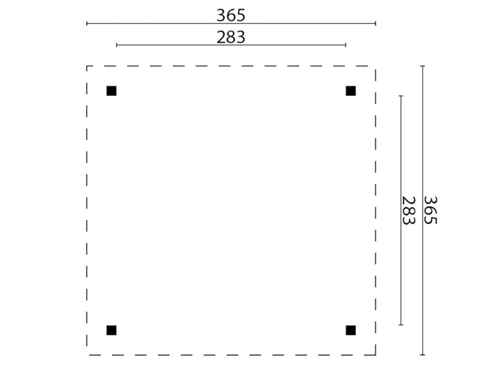 Woodtex Pavillon WOODTEX Pavillon 356×356 cm