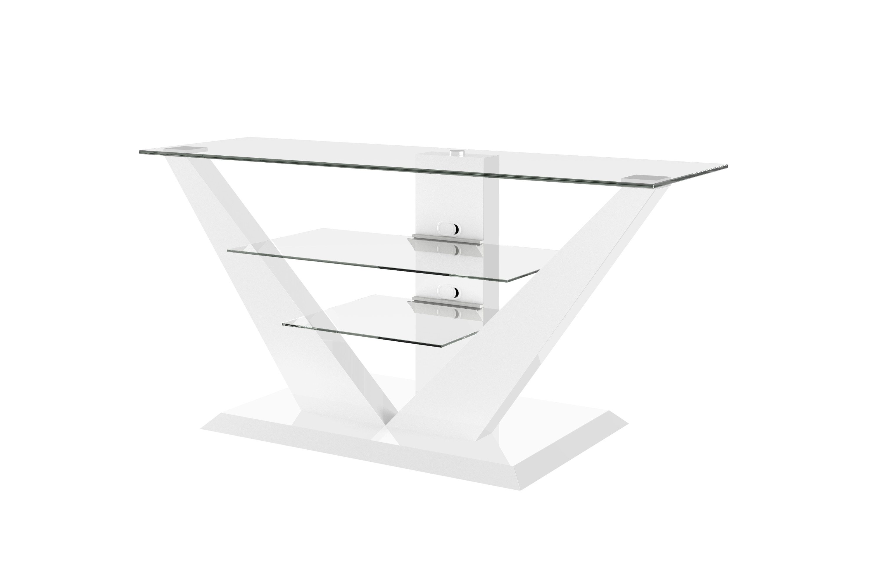 designimpex TV-Rack TV Schrank HL-111 Hochglanz günstig online kaufen