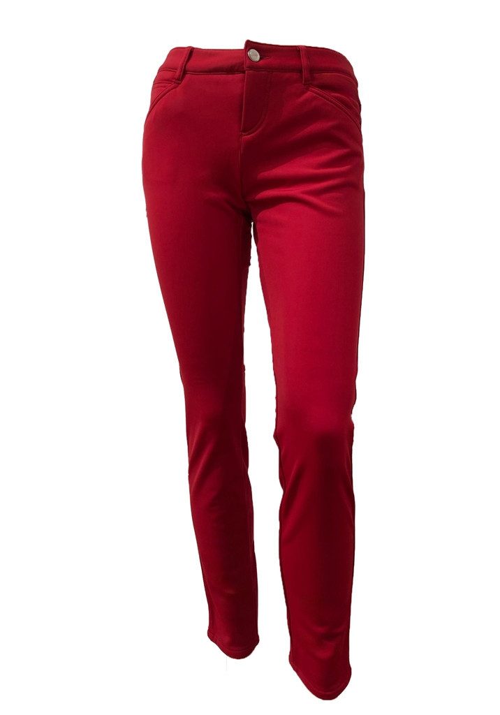 Alberto Golfhose Alberto Golf Hose MONA-L WR Super Jersey Rot Damen EU 34