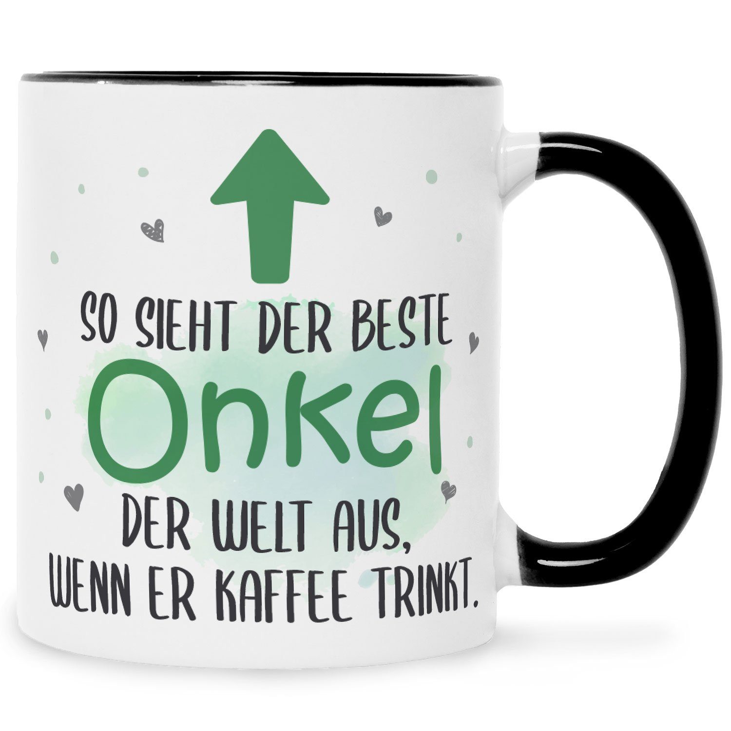 GRAVURZEILE Tasse Bedruckte Tasse mit Spruch - So sieht der/die beste der Welt aus, Persönliches Geschek für die Familie