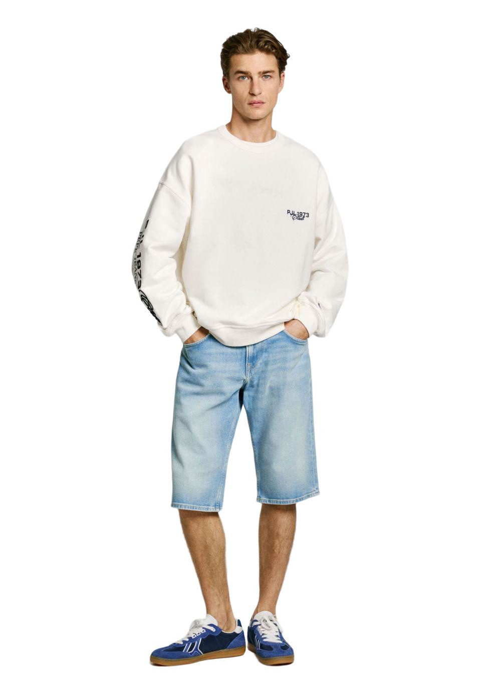 Pepe Jeans Jeansshorts STRAIGHT SHORT CASH mit Stretch