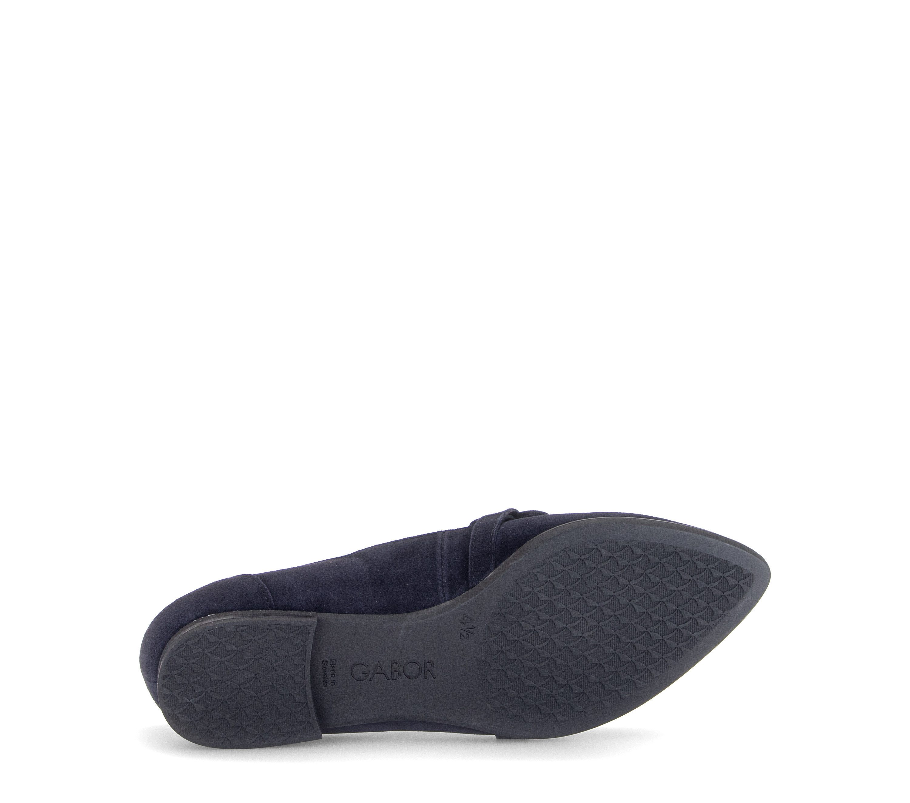 Gabor Slipper Blockabsatz, Pumps, Businessschuh mit eleganter Zierspange, G-Weite