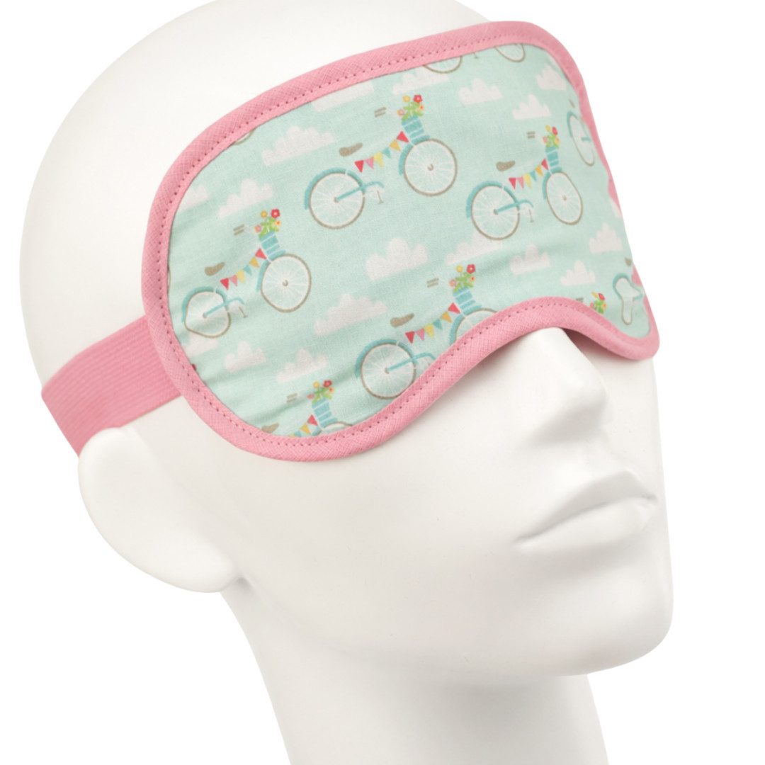 BEAZZ Schlafmaske Schlafmaske, Augenmaske, Schlafbrille - Fahrrad, Bequem - Perfekte Abdunklung, 1-tlg., HANDMADE IN GERMANY
