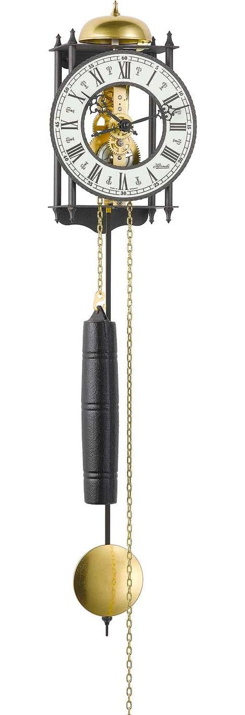 Hermle Wanduhr Pendeluhr Eisen Schlag auf Glocke - Hermle Modell: 70974-000711