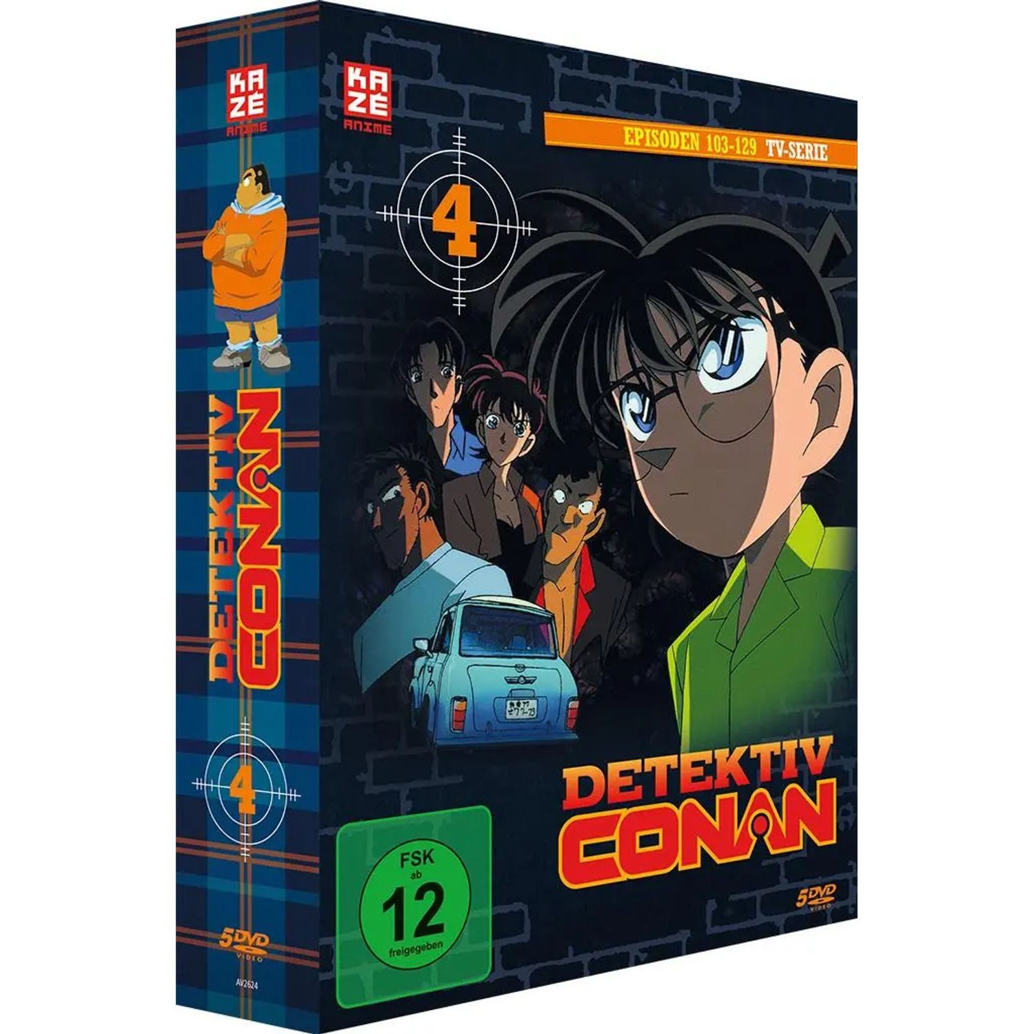 Crunchyroll DVD Detektiv Conan - TV-Serie - DVD Box 4 (Episoden 103-129) (5 DVDs)