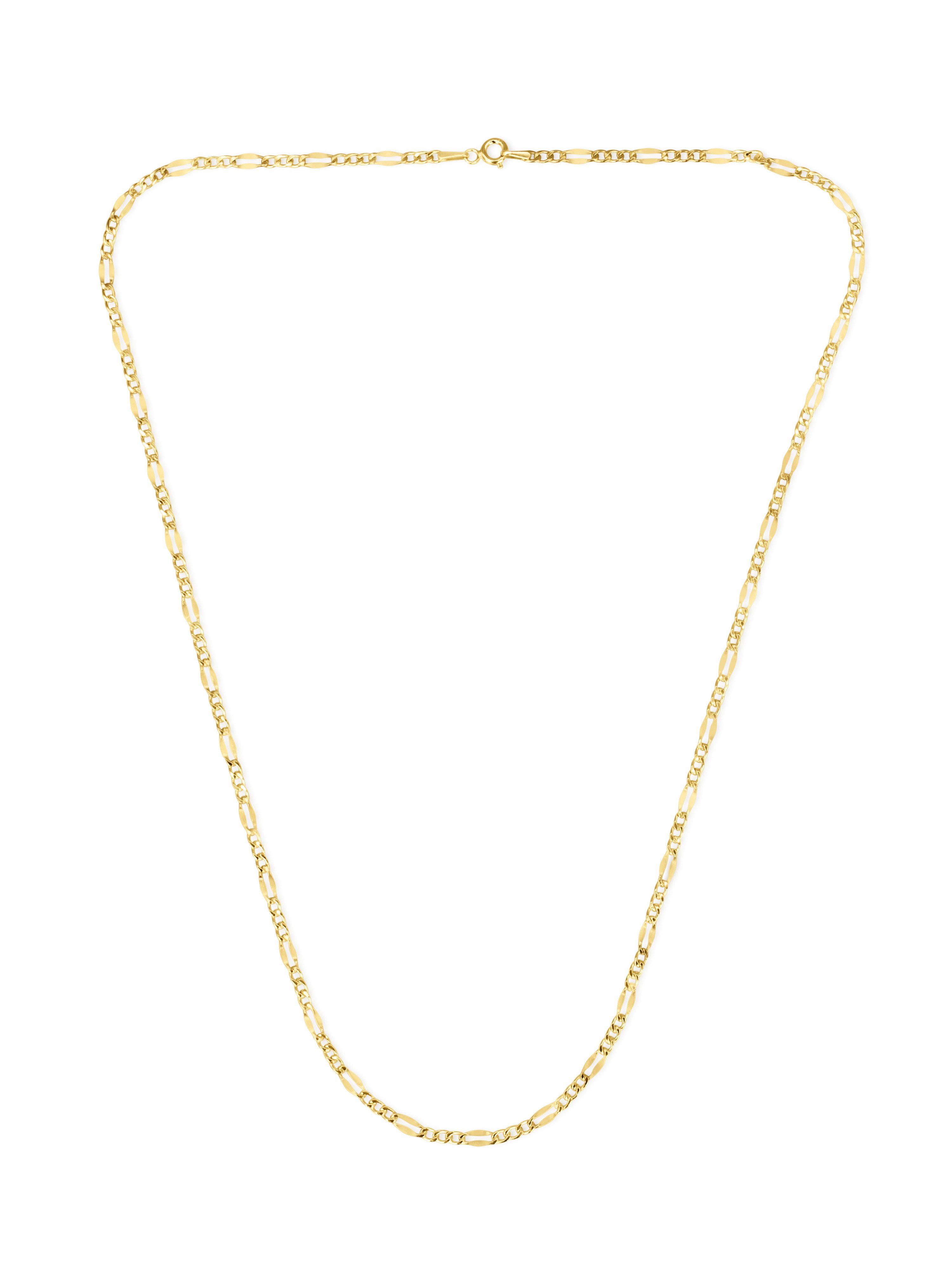 Antares Gold Goldkette 14K 585er Figaro Goldkette – Zeitloser Stil und Qualität