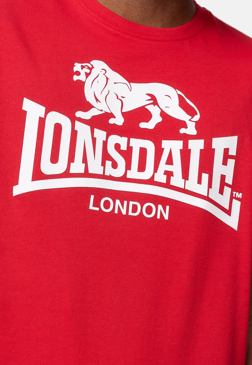 Lonsdale ST. ERNEY T-Shirt Red
