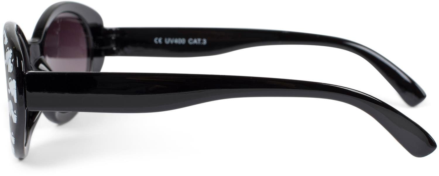 styleBREAKER Sonnenbrille (1-St) Getönt Gestell Glas / Grau Verlauf Schwarz