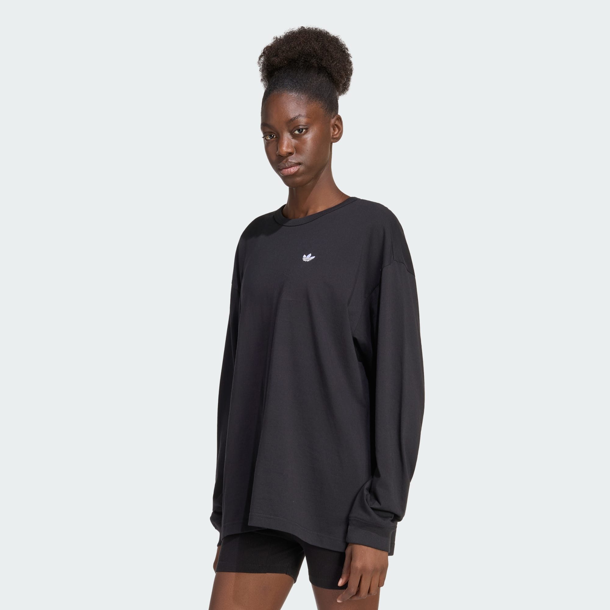 adidas Originals T-Shirt ESSENTIALS OVERSIZE LONGSLEEVE T-SHIRT (1-tlg)