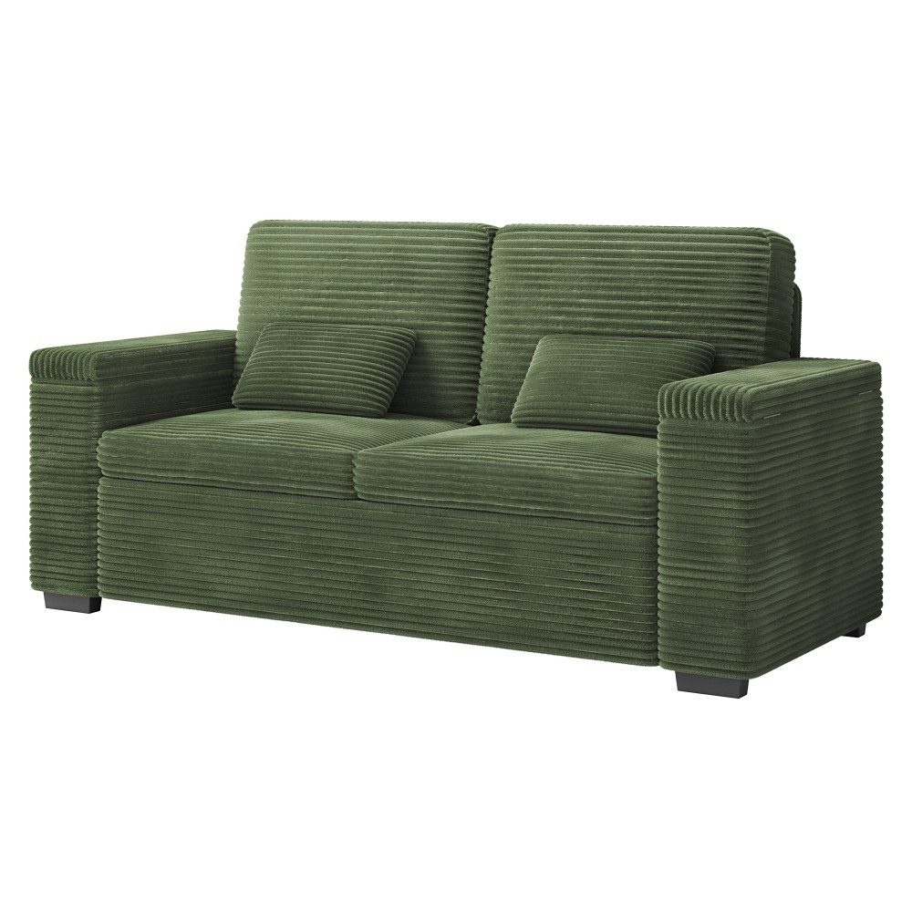 ToteBox 3-Sitzer Rough Stripe Corduroy Massivholzsofa günstig online kaufen