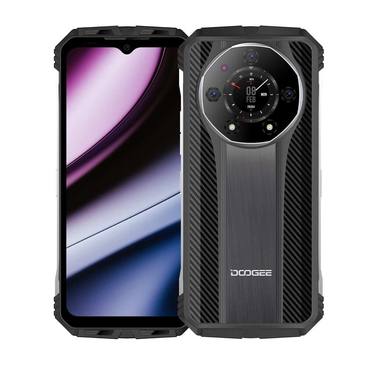 DOOGEE S110 Smartphone (6,58 Zoll, 256 GB Speicherplatz, 50 MP Kamera, Mit 12 GB RAM und 10 Virtual RAM)