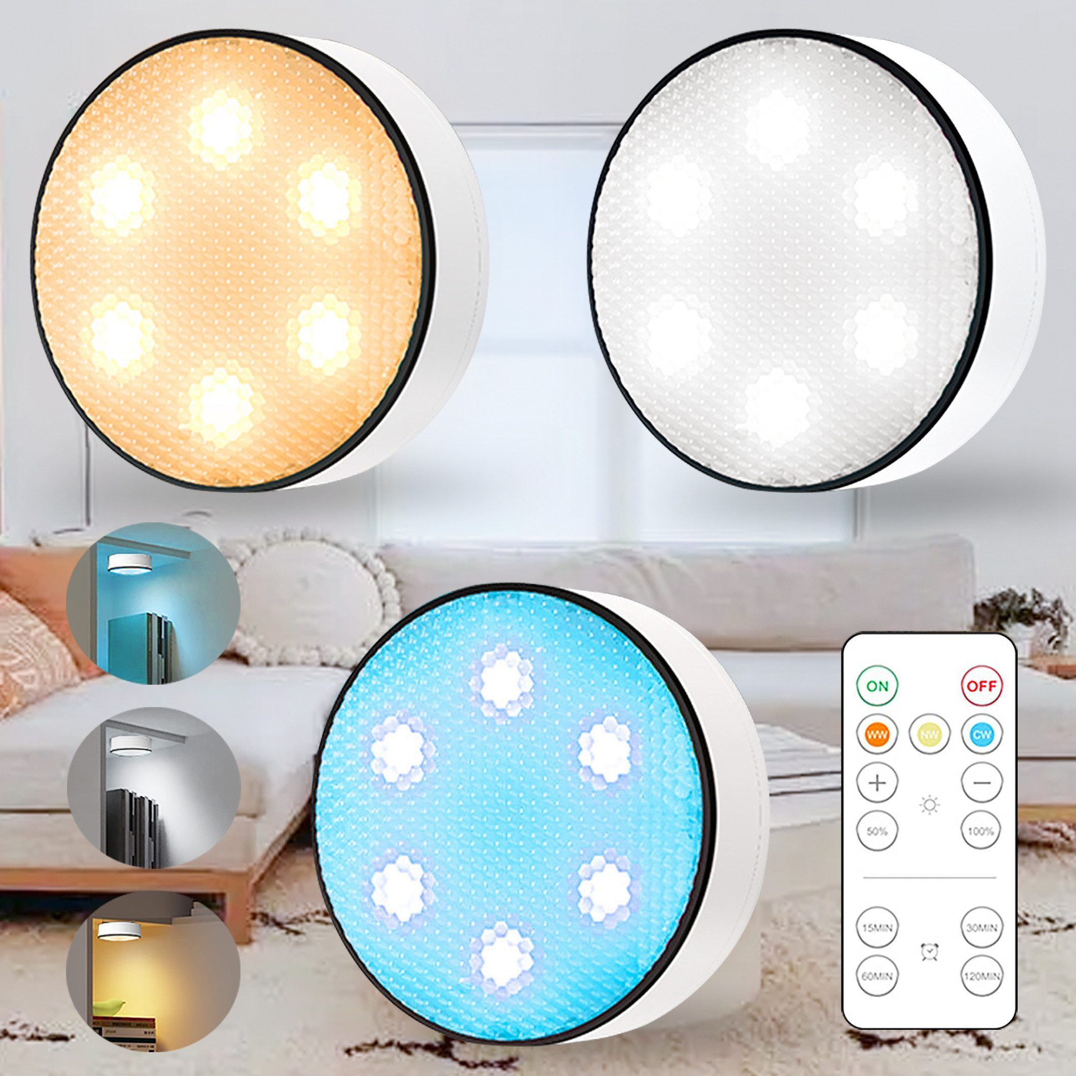 ibettertec LED Wandleuchte unterbauleuchte Touch-Licht Schrankleuchte günstig online kaufen
