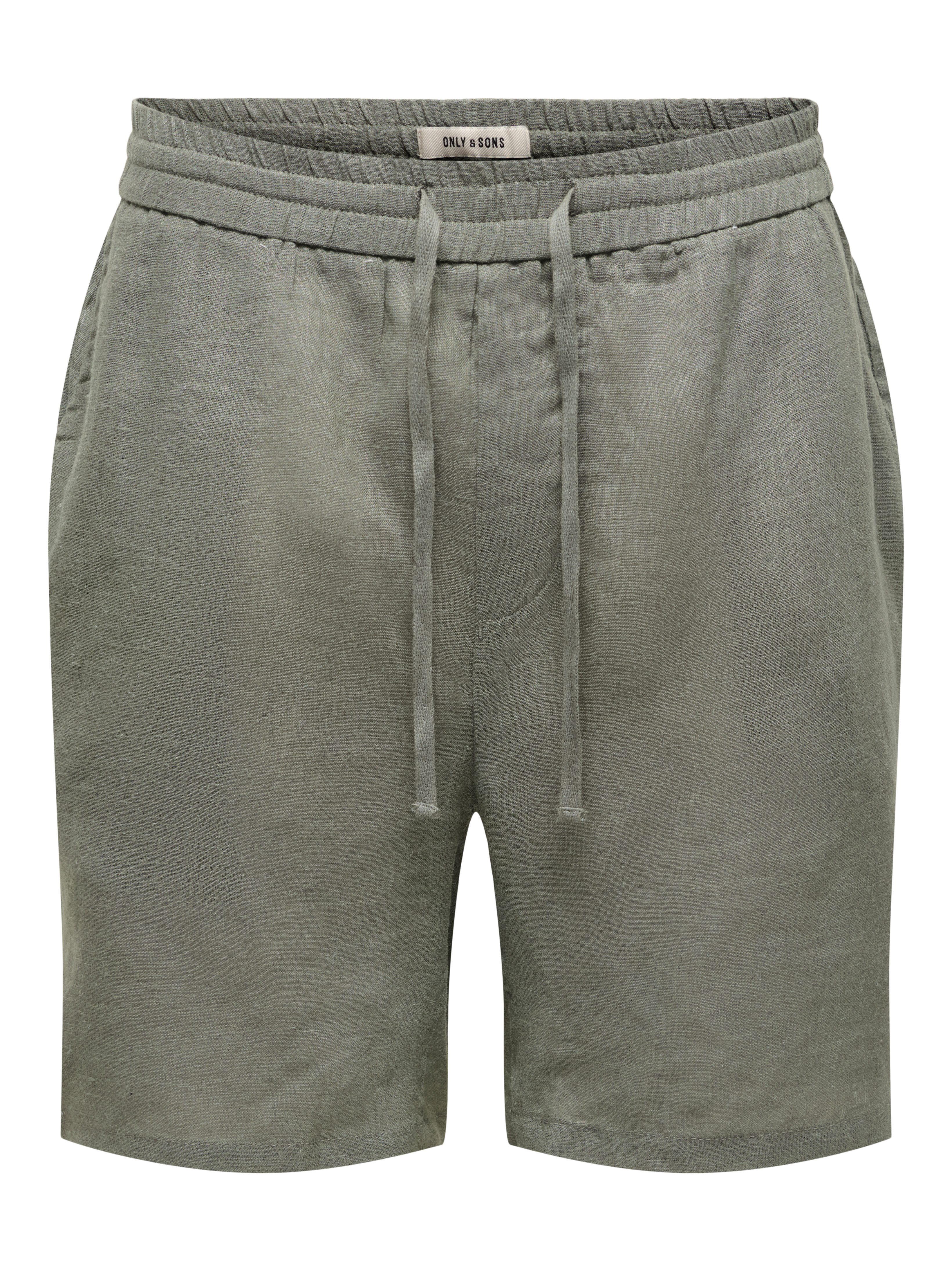 ONLY & SONS Shorts ONSLAURENCE LINEN BLEND SHORTS NOOS Viskosemischung, regular fit – Bild 5 von 5