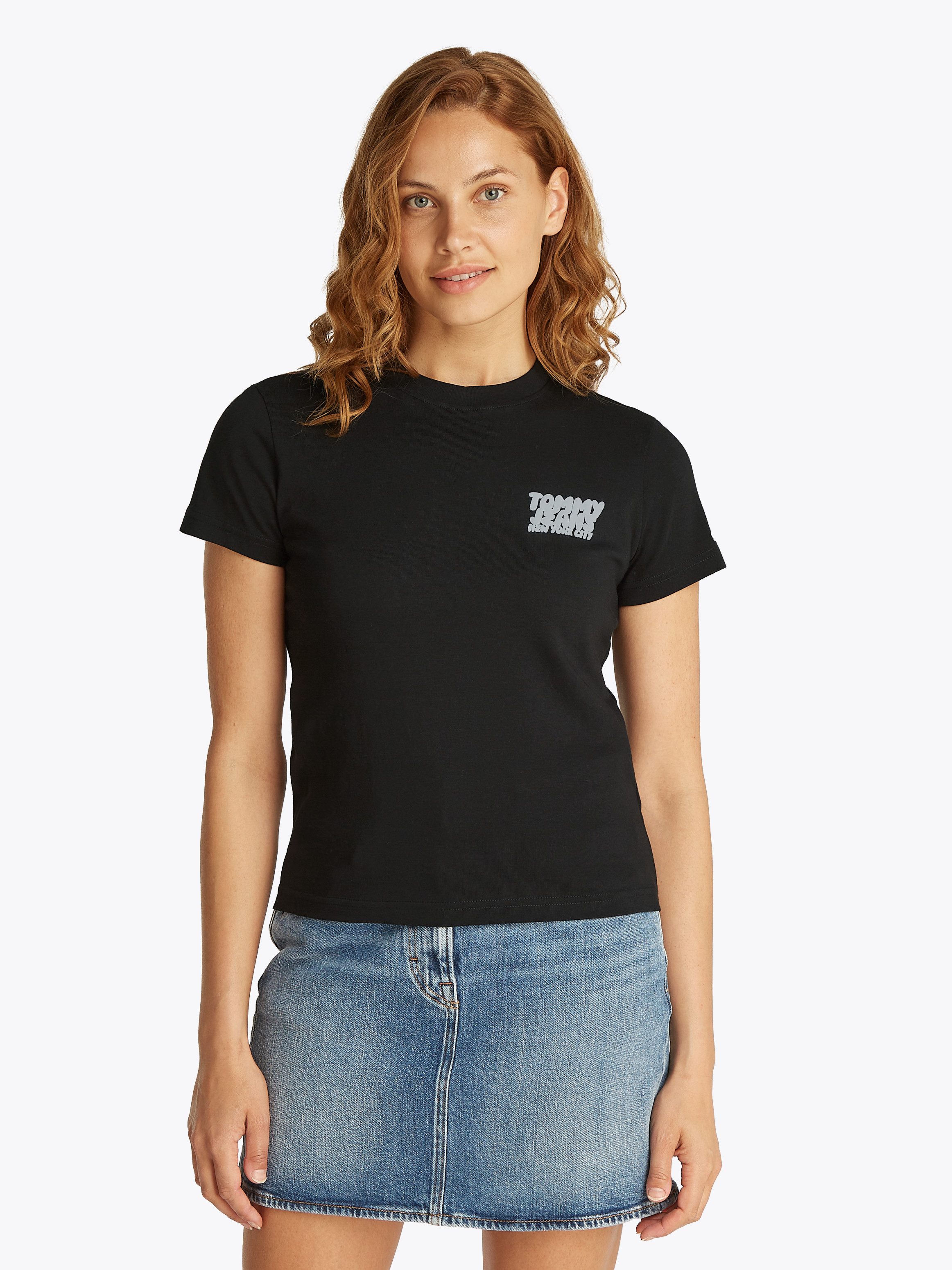 Tommy Jeans T-Shirt TJW REG TJ BUBBLE TEE mit Logodruck günstig online kaufen