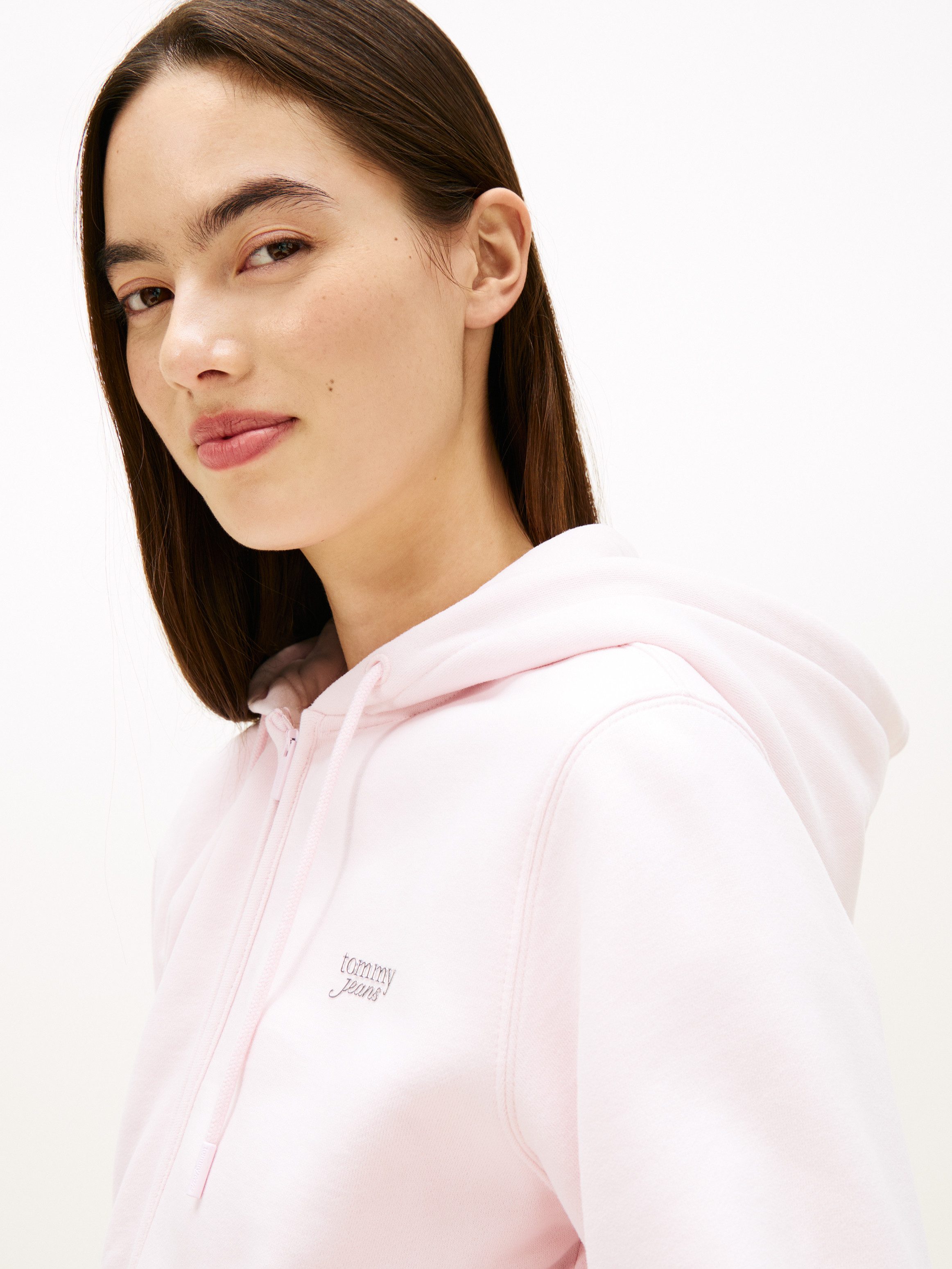 Tommy Jeans Kapuzensweatjacke TJW REG SILVER SCRIPT ZIP THRU günstig online kaufen
