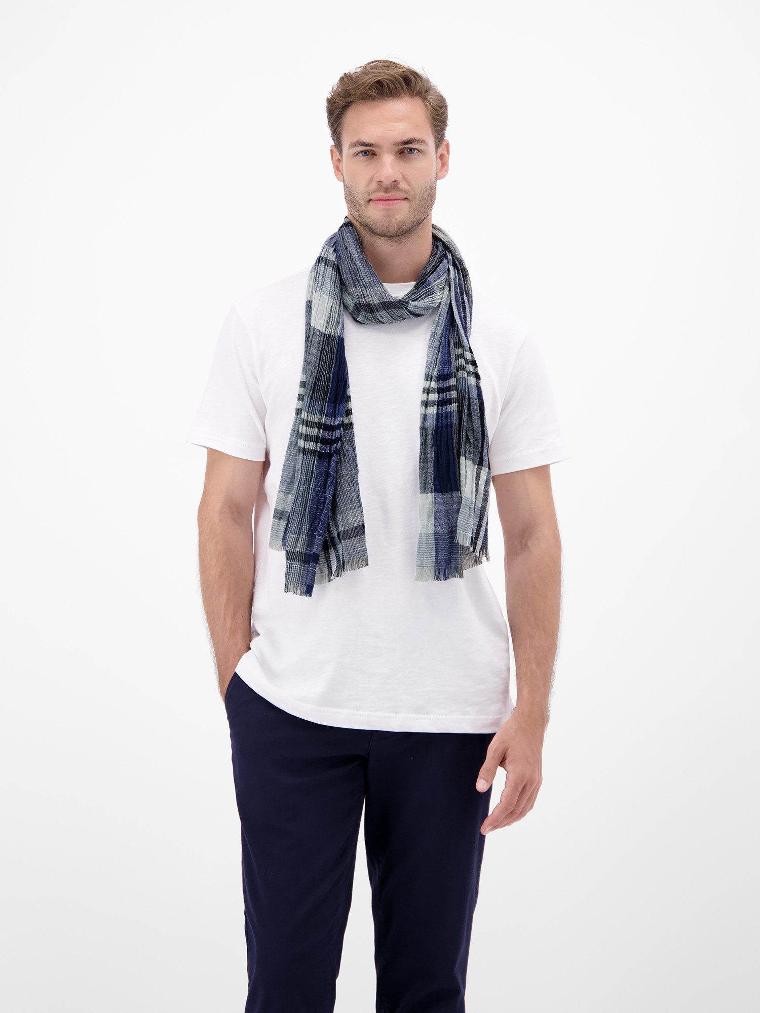 LERROS Schal LERROS Webschal mit kariertem Farbverlauf günstig online kaufen