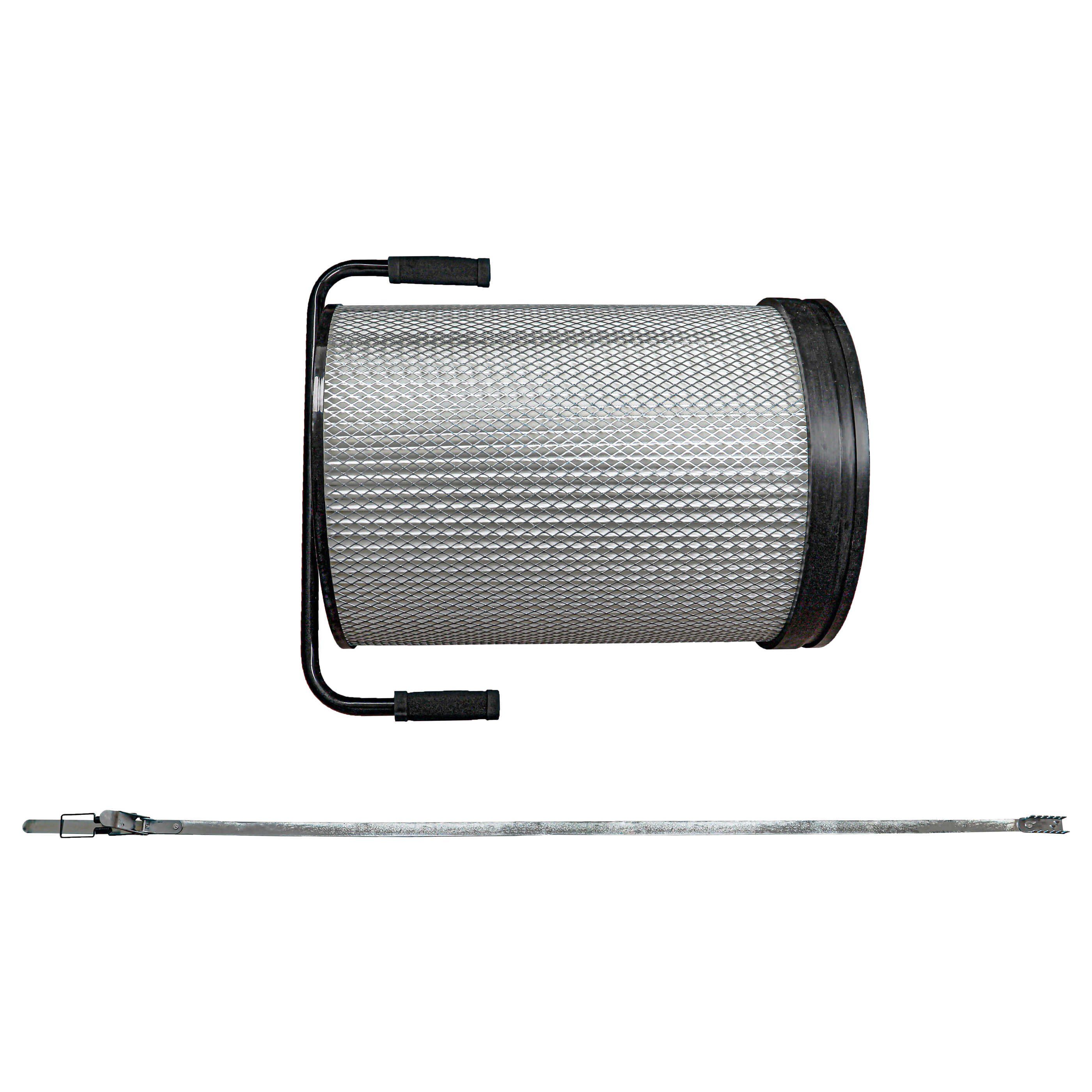 vhbw Abluftfilter passend für Holzmann Absauganlage ABS1080, ABS1500FF Absauganlage, Zubehör für Holzmann Absauganlage ABS1080 ABS1500FF
