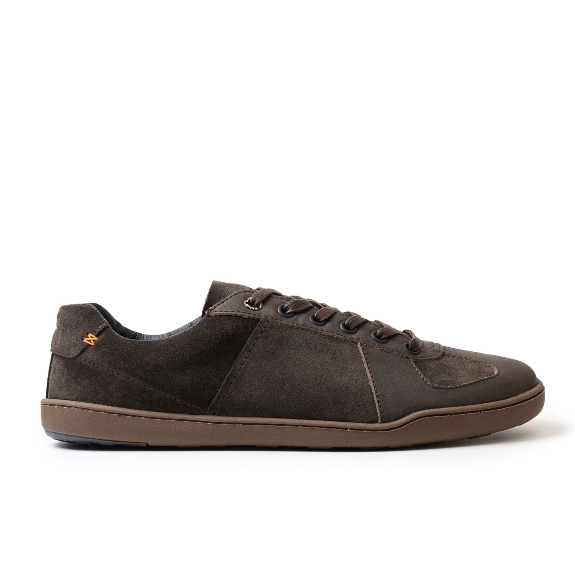 BLUSUN BLSN-200M dark brown Barfußschuh (1 Paar, flexible Barfußsohle) Leder