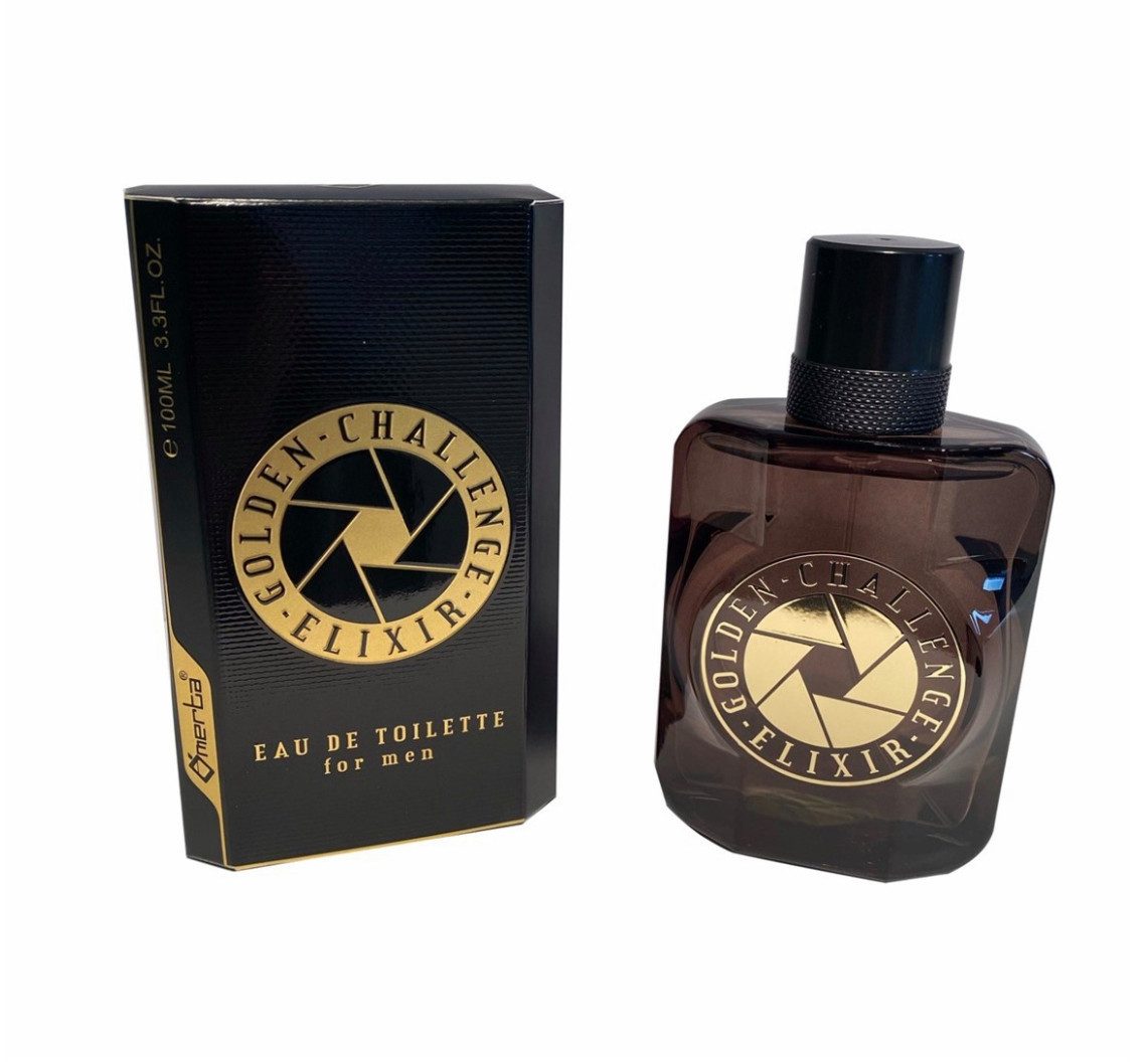 OMERTA Eau de Toilette Omerta Herrenduft Duftzwilling 100ml EDT Goldeen Challenge Elexir, 1-tlg.