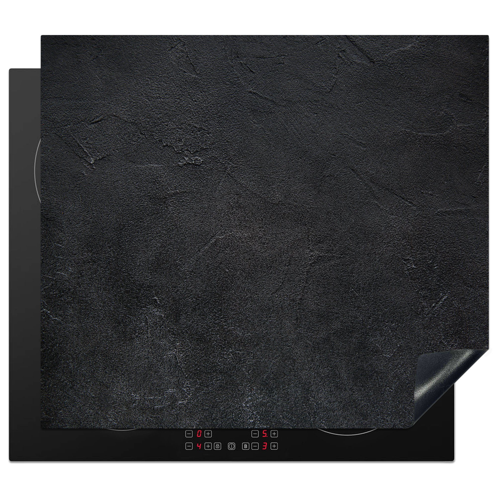 MuchoWow Herd-Abdeckplatte Industriell - Beton - Grau - Vintage - Rustikal, Vinyl, (1 tlg), Abdeckplatte für Ceranfeld, Herd Inductionsmatte, 57.6x51.6 cm