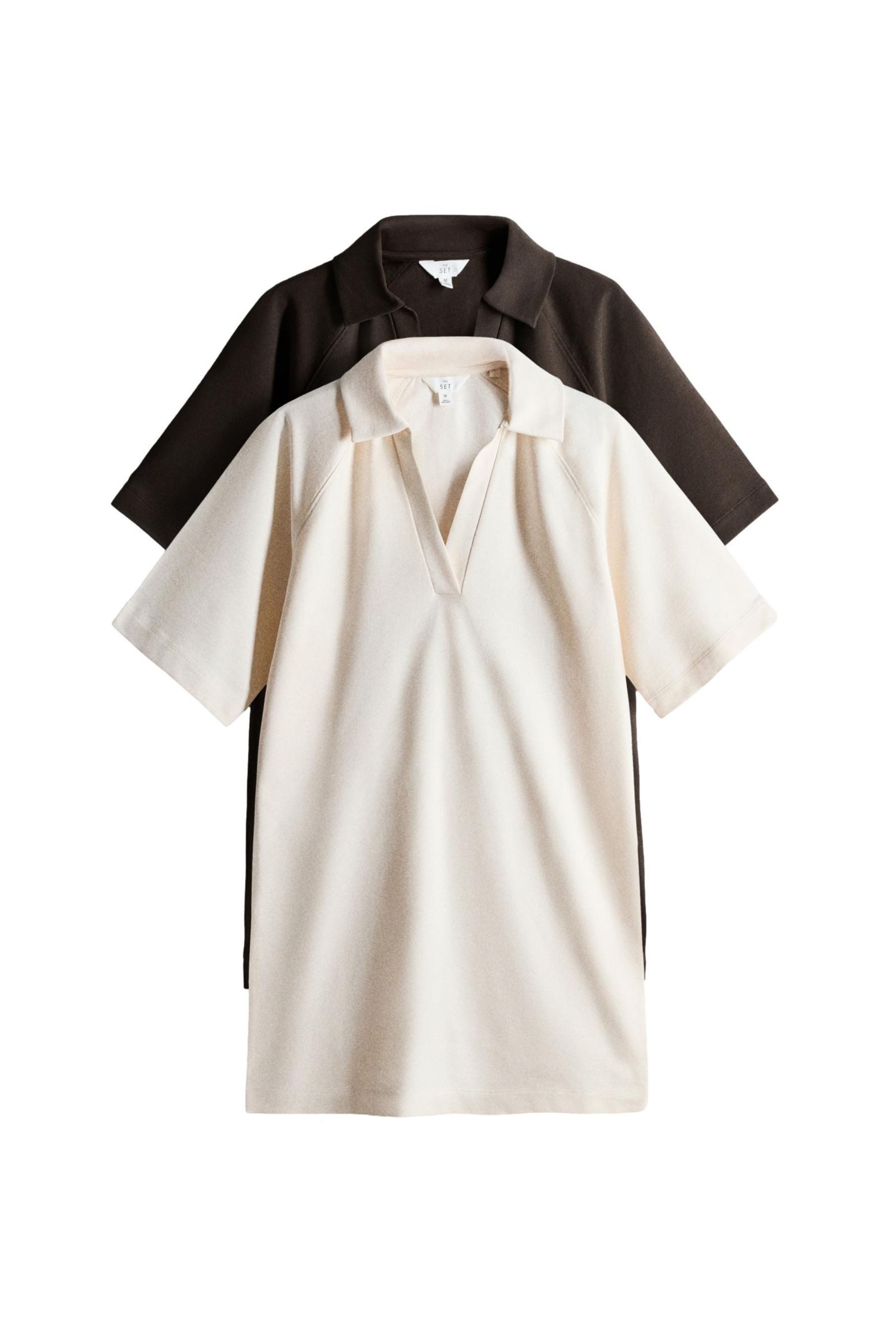 The Set Sweatkleid The Set Leichtes Trophy-Sweatkleid, 2er-Pack (2-tlg)