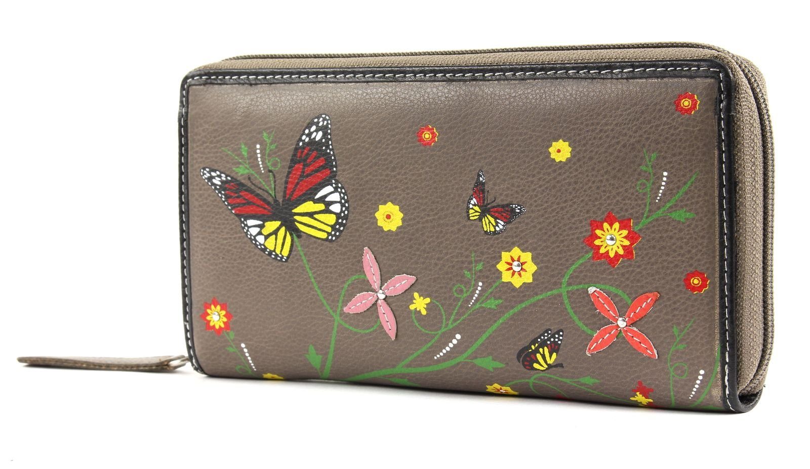 Bruno Banani Geldbörse Butterfly, aus echtem Leder