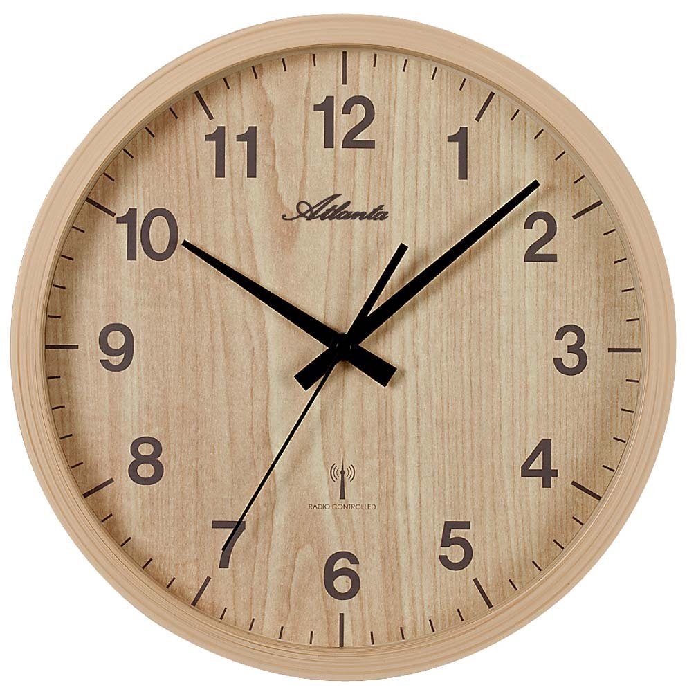Atlanta Wanduhr klassisch Wanduhr Durchmesser 30,5 günstig online kaufen