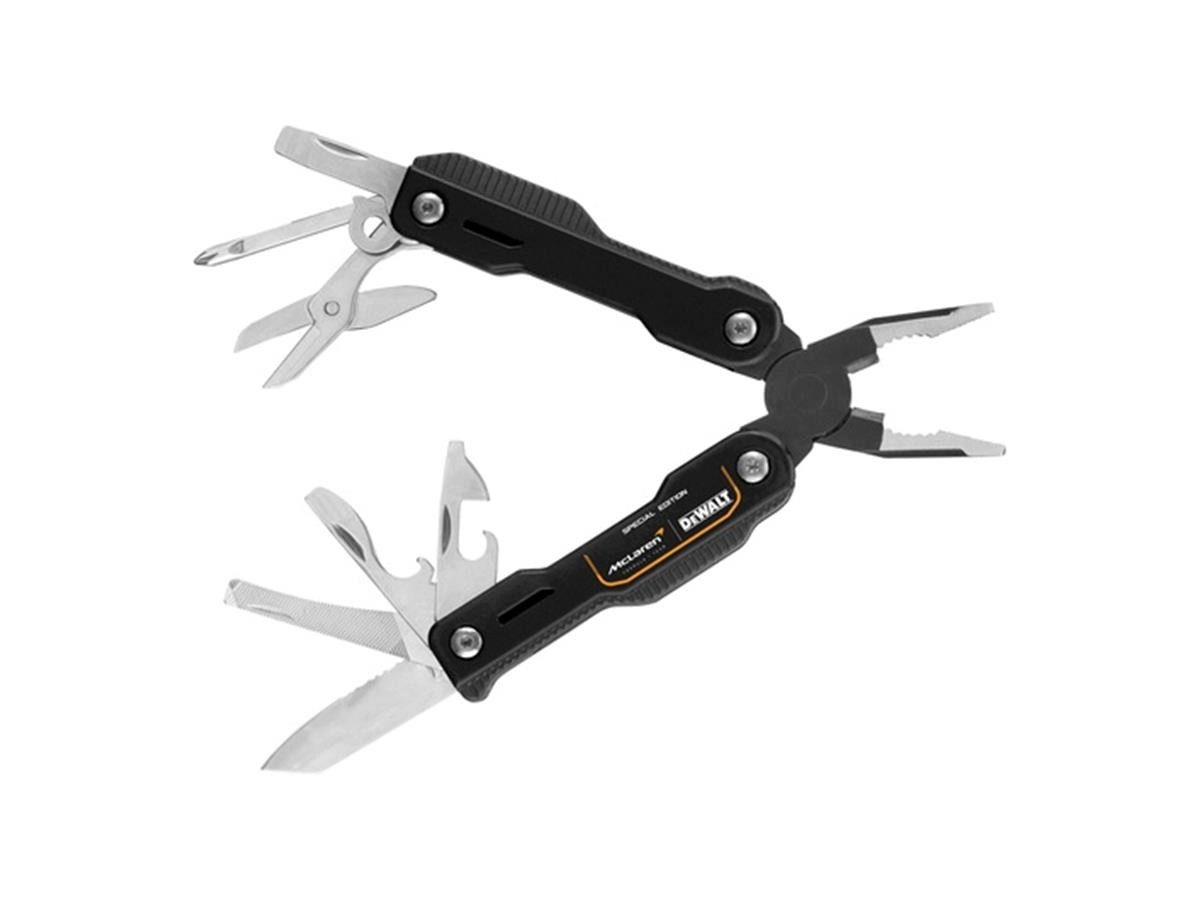 DeWalt Multitool 16-in-1, (Set), Federgelagertes Design und SoftGrip Griffschale