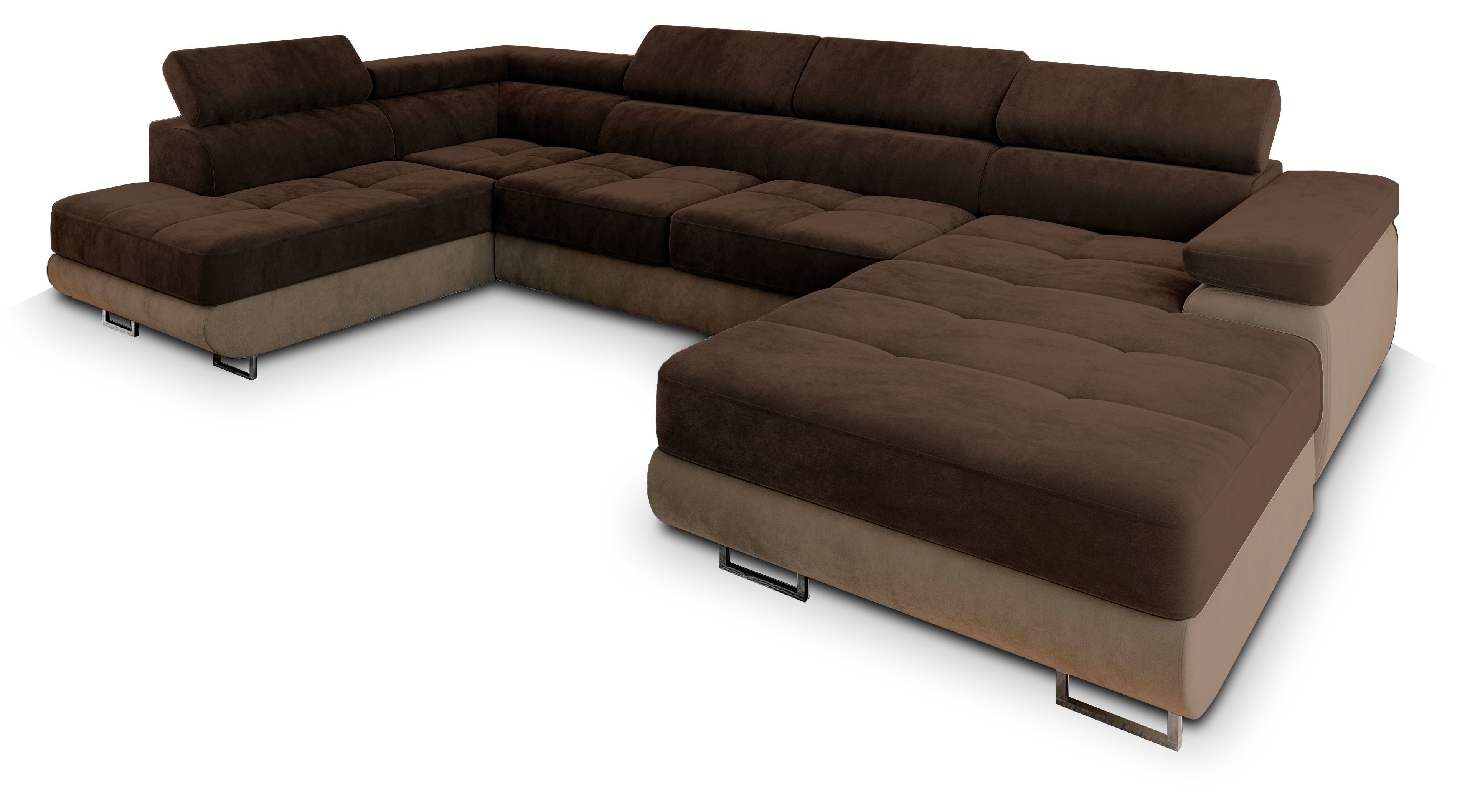 Masseno Ecksofa CASONE mit Schlaffunktion U-Form, günstig online kaufen