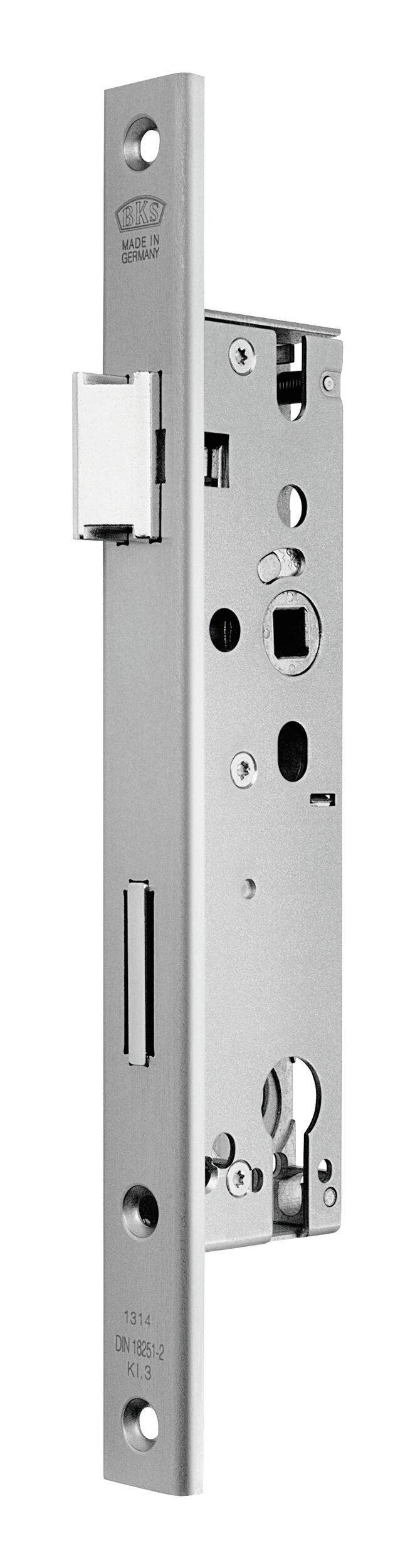 BKS Einsteckschloss, Rohrrahmentüren mit Wechsel PZ, 25/92/8, DL-R, B-1314,24 x 270 mm, ER