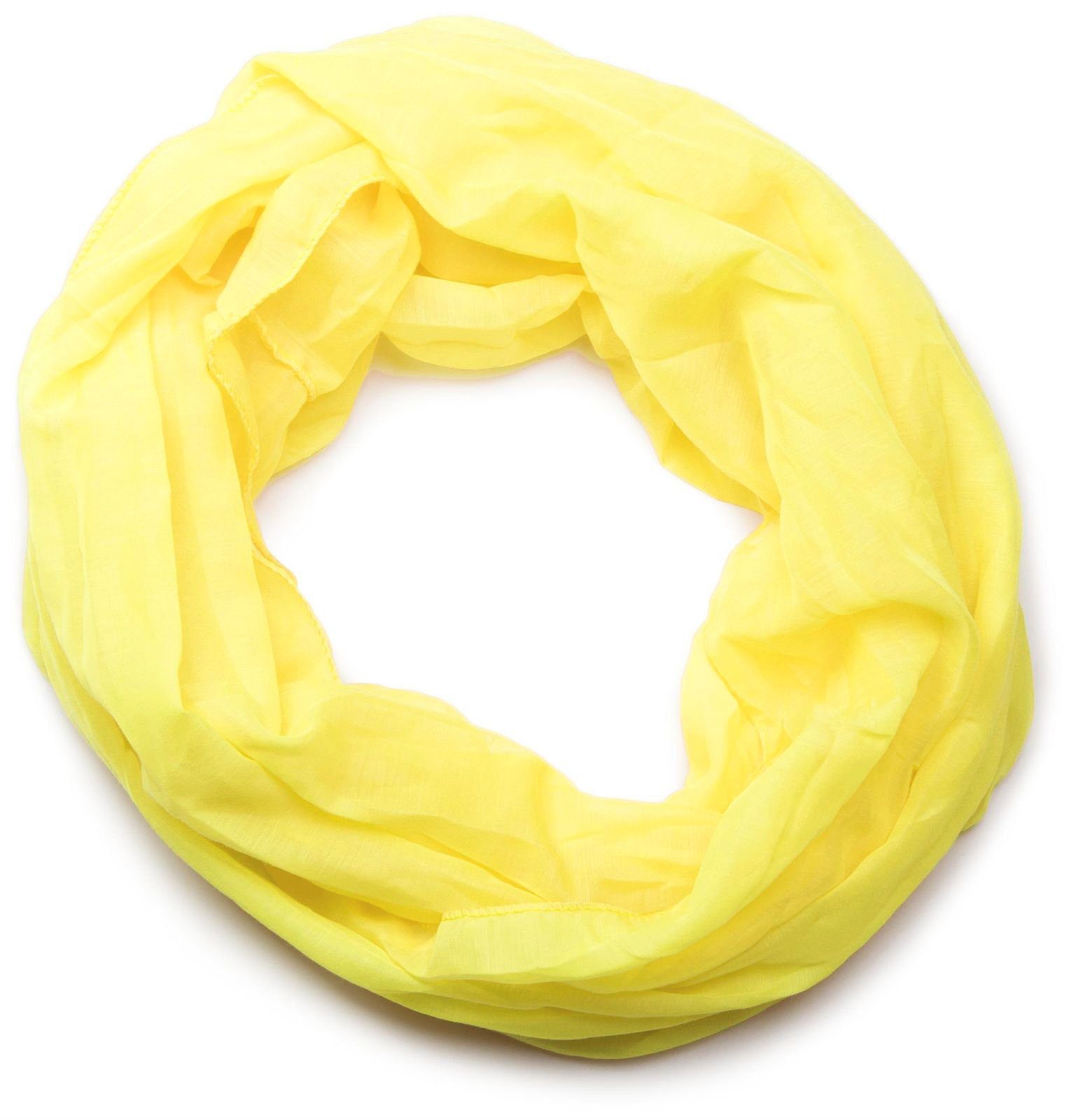 styleBREAKER Loop Seidiger unifarbener Loop, (1-St)