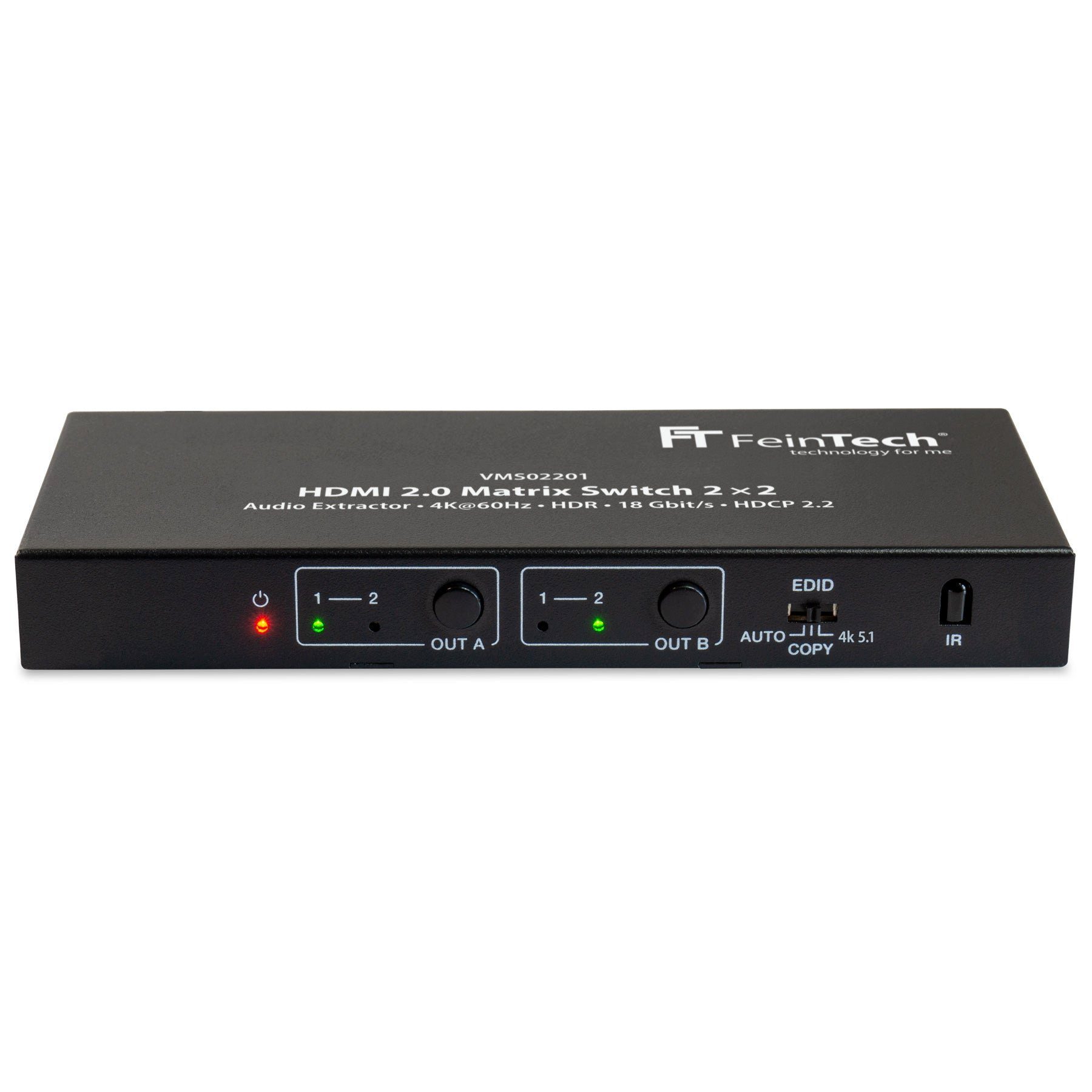 Audio / Video Matrix-Switch VMS02201 HDMI 2.0 Matrix Switch 2x2