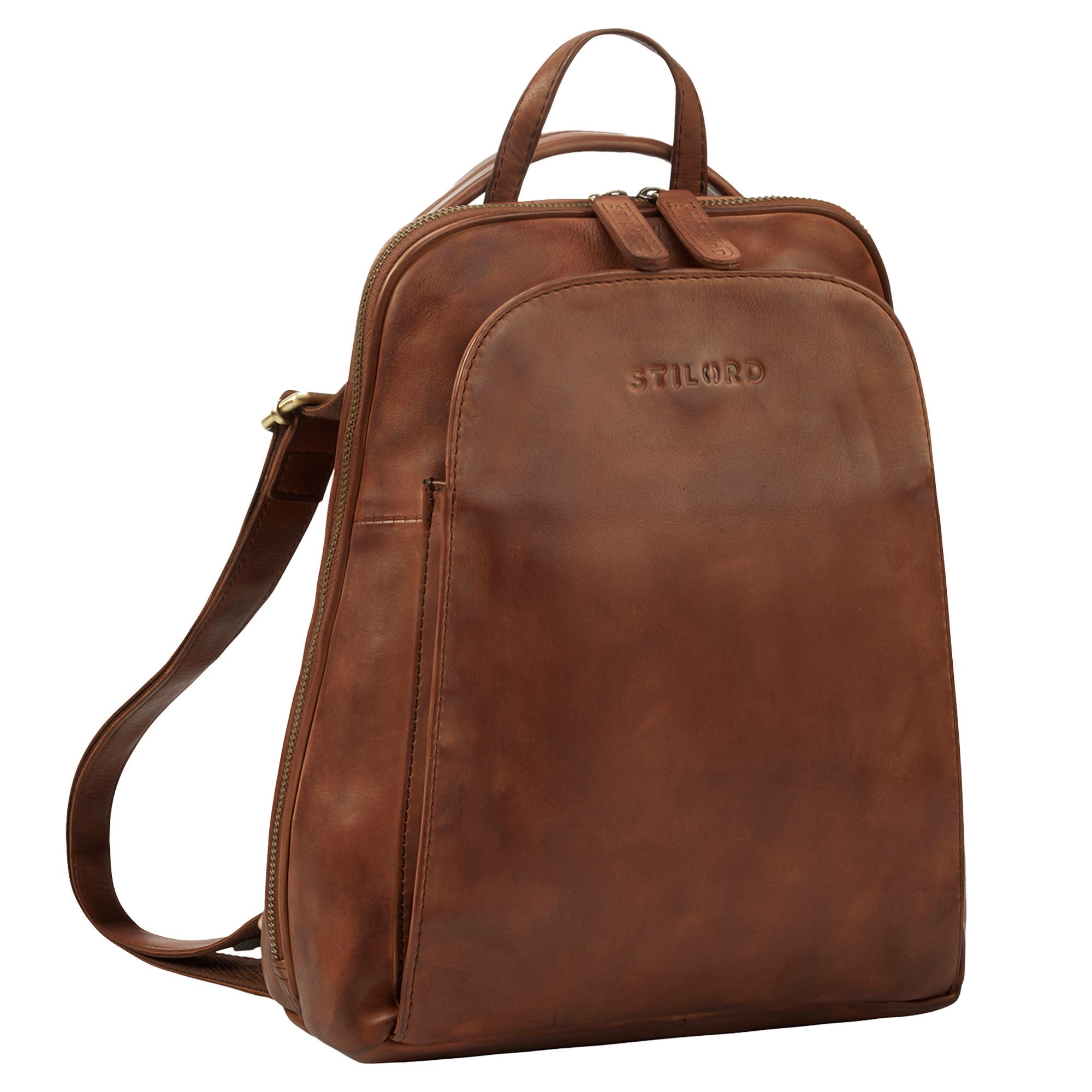 STILORD Cityrucksack "Ophelia" 2-in-1 Rucksack-Tasche Echt Leder Damen 10,9 günstig online kaufen