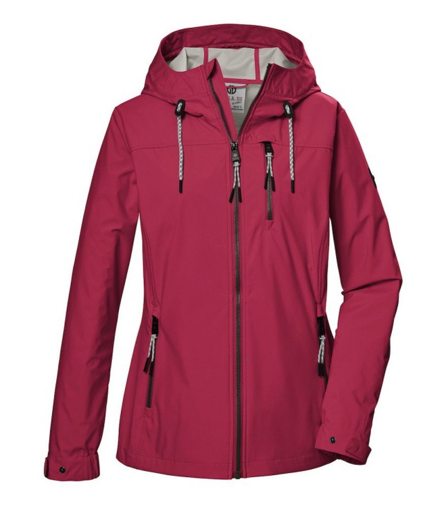 G.I.G.A. DX Softshelljacke GS 74 mit Kapuze (wasserdicht und winddicht) pink Damen