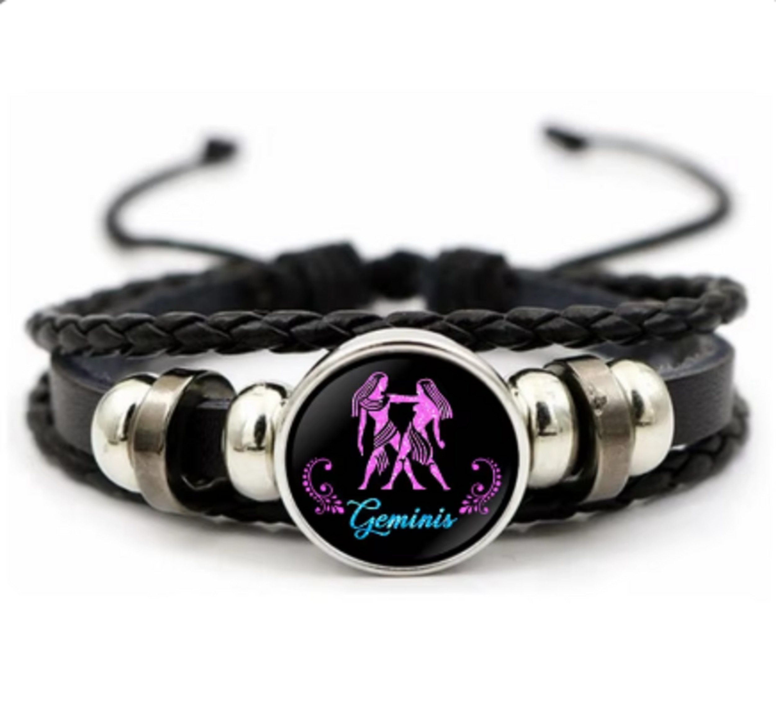 Armband mit Gravur Armband Sternzeichen 3D Gravur im Glas - verschiedene Motive