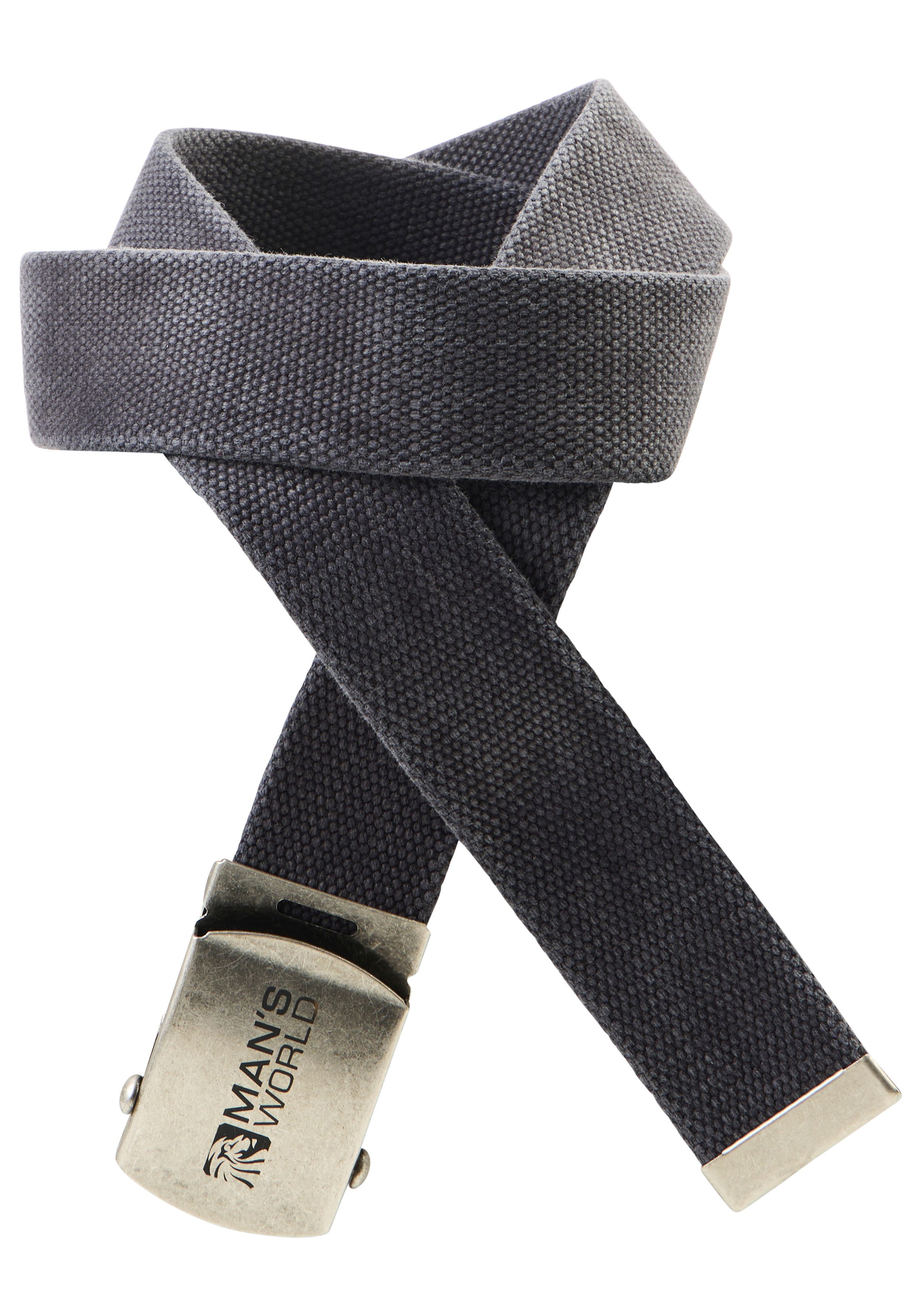 Man's World Stoffgürtel Mit Koppelschließe, Textilbandgürtel. € 27,95, (€ 27,95 pro 1 Stk).