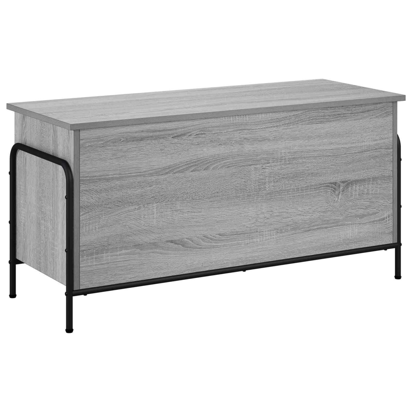 vidaXL Aufbewahrungsbox Aufbewahrungsbox Sonoma-Grau 80 x 40 x 49,5 cm Holzwerkstoff (1 St)