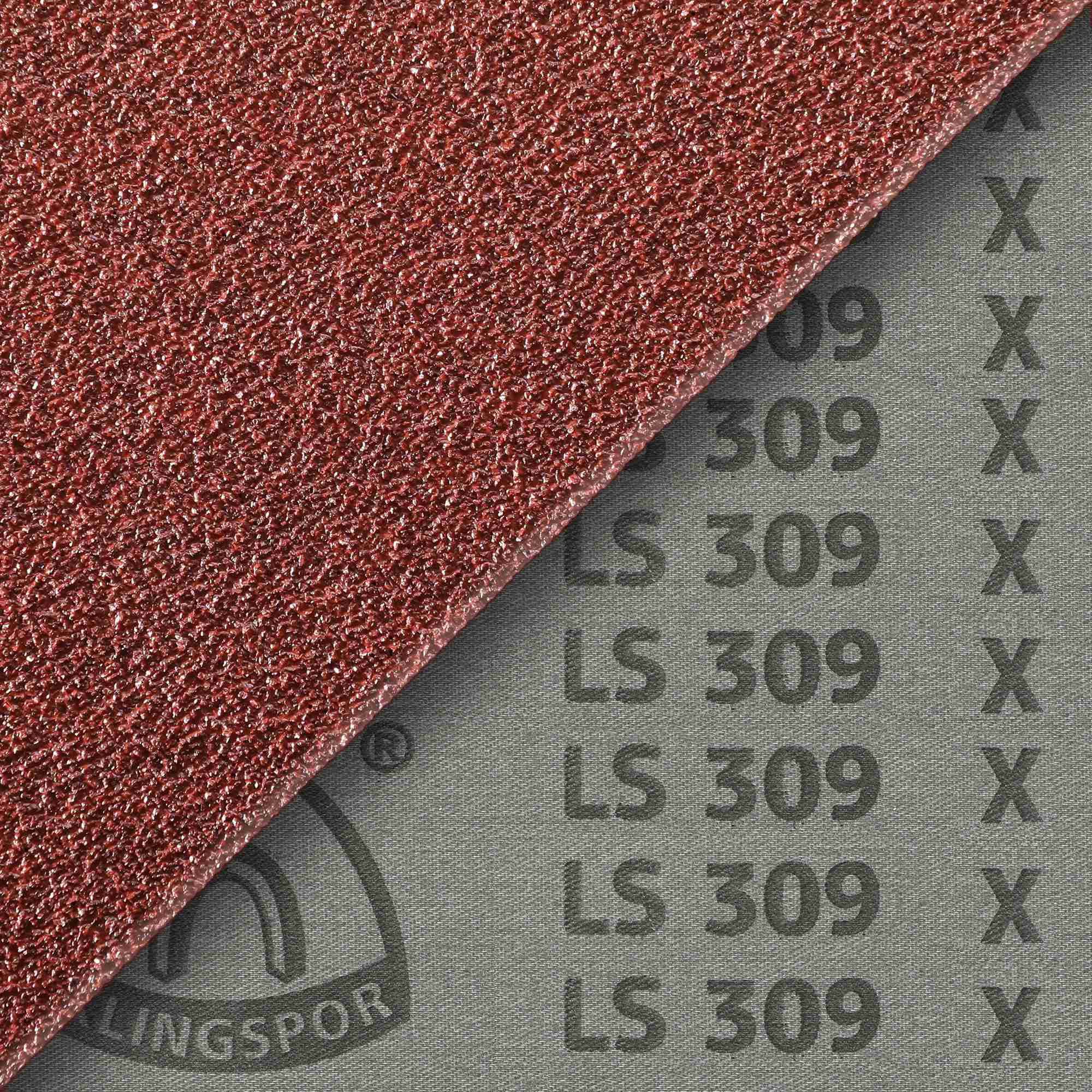 Klingspor Schleifpapier Schleifband LS309X, 630 x 1900 mm, Korn wählbar, (10 St)
