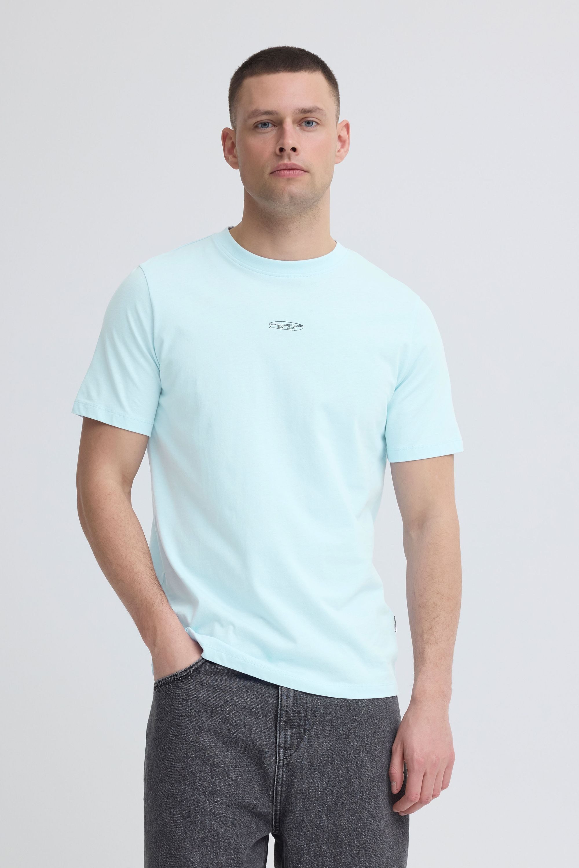 Blend Rundhalsshirt BHKamil Klassisches T-Shirt mit Rundhalsausschnitt günstig online kaufen