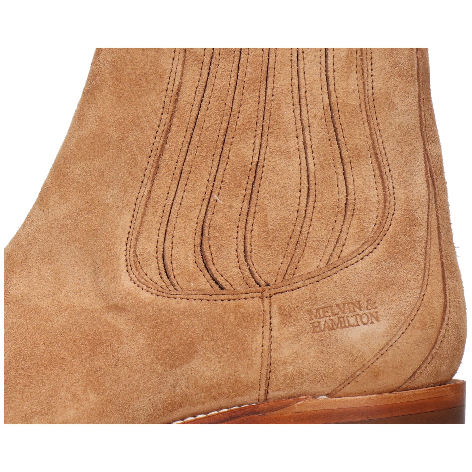 Melvin & Hamilton Wayne 1 Leder-Chelsea Boots für Herren Stiefelette Flache Absätze, Echtes Leder, Goodyear