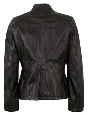 Jilani Lederjacke Nadora Jilani - Damen Echtleder Lederjacke Lammnappa schwarz