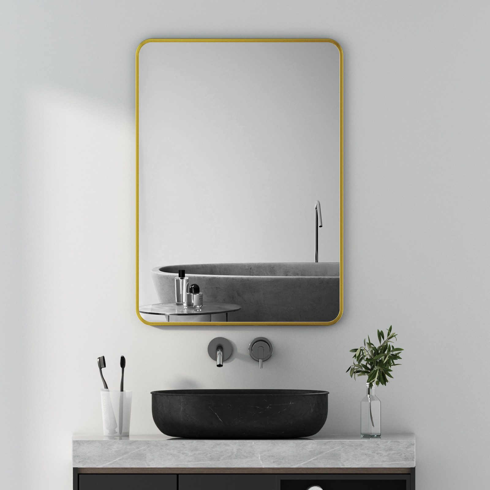 Boromal Spiegel Wandspiegel Rechteckig 50x70 60x80 günstig online kaufen