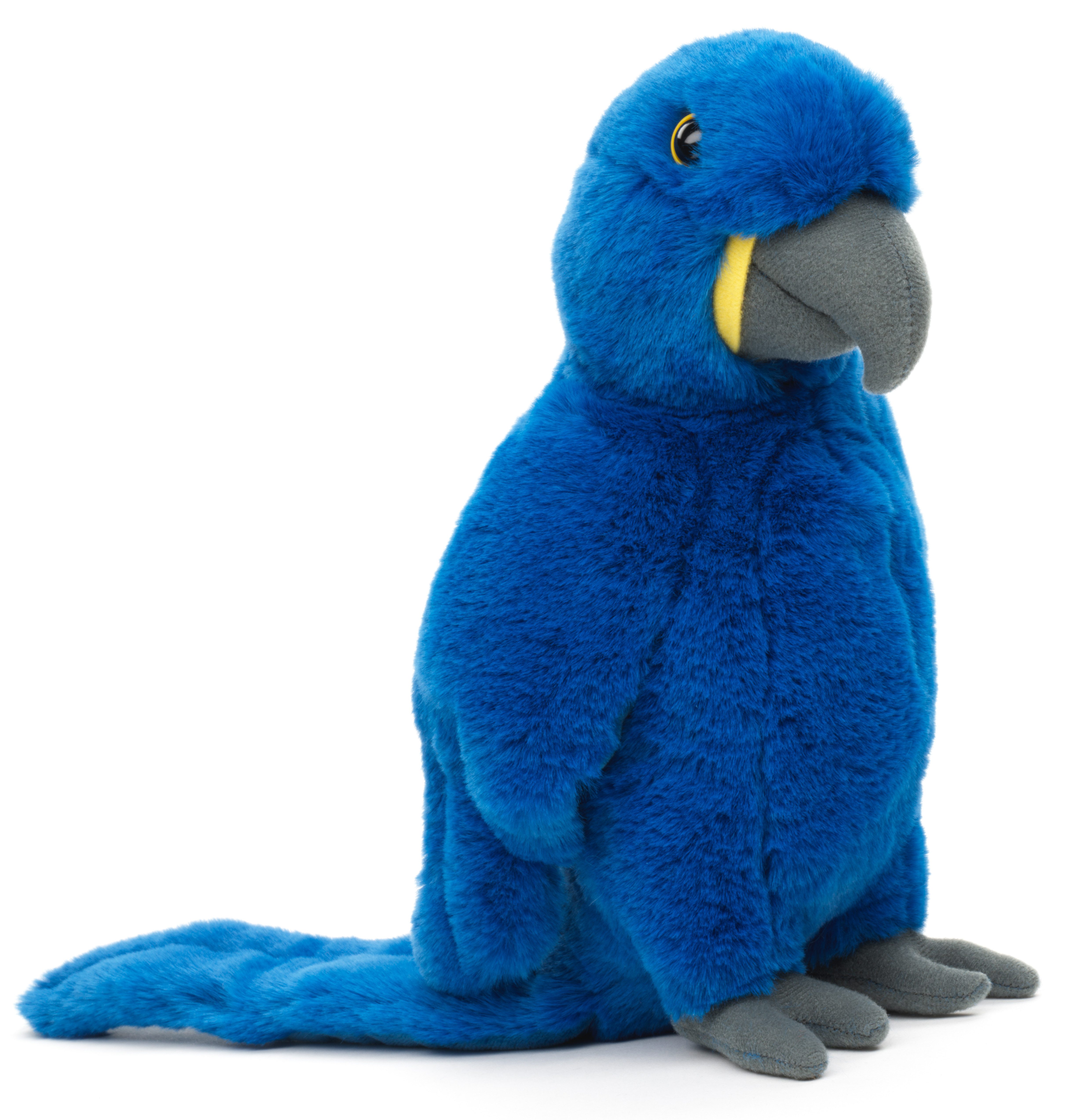 Uni-Toys Kuscheltier Papagei - verschiedene Modelle - Plüsch-Vogel - Plüschtier, zu 100 % recyceltes Füllmaterial