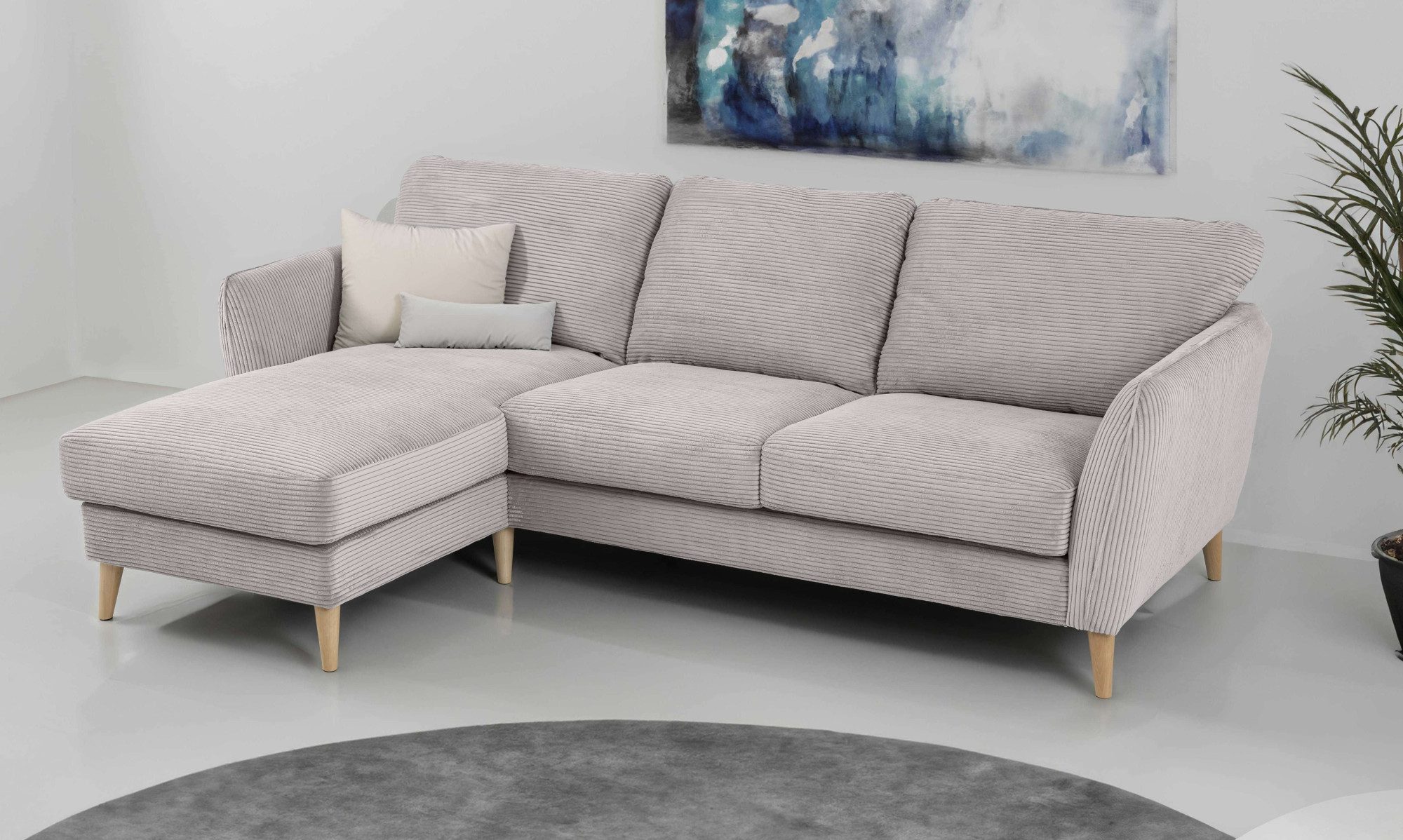 Home affaire Ecksofa MARSEILLE (242/152cm),L-Form, Rec. günstig online kaufen