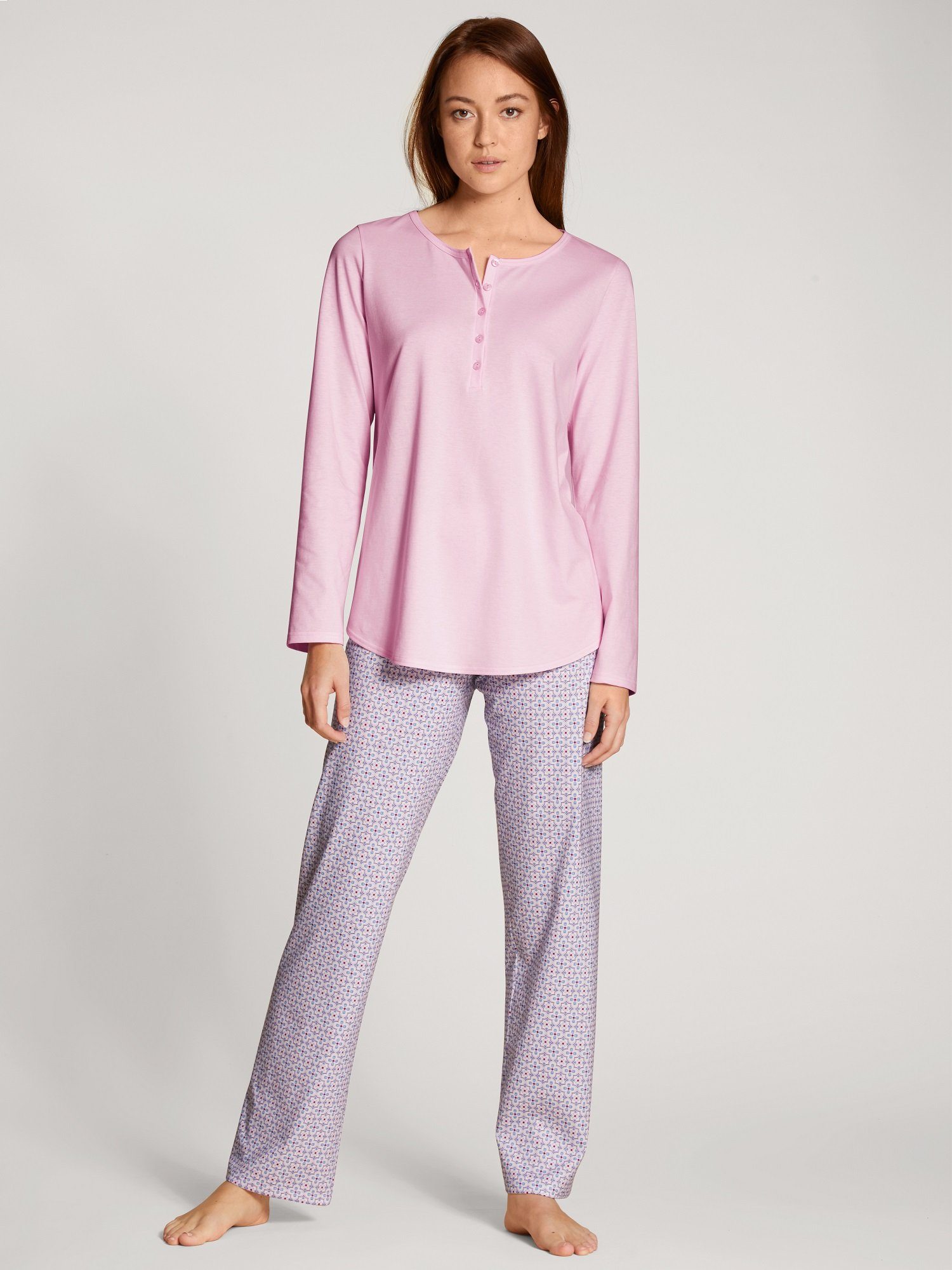 CALIDA Pyjama »Calida Damenpyjama 47256 cold rose« (1 Stück, 1 tlg., Stück)  online kaufen | OTTO