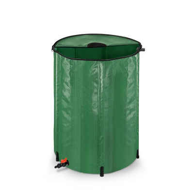 UISEBRT Regentonne Regenwassertonne Faltbar Regenwassertank mit Wassereinlassgitter, PVC